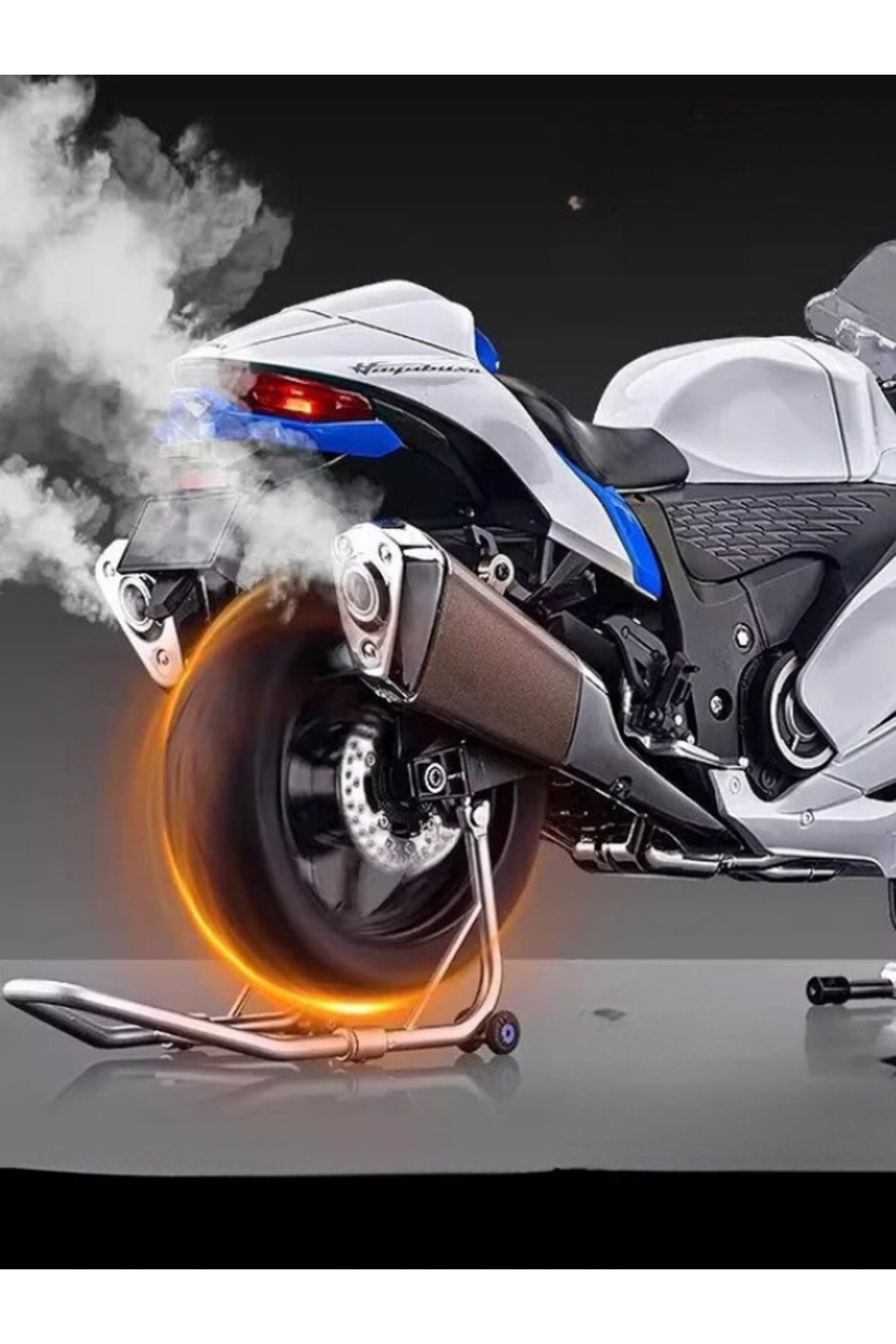 مدل خودرو سوزوکی هایابوسا GSX R1300 1:6 DIECAST – ممتاز با چراغ کلید و دود آب از ترکیه MotoGarage