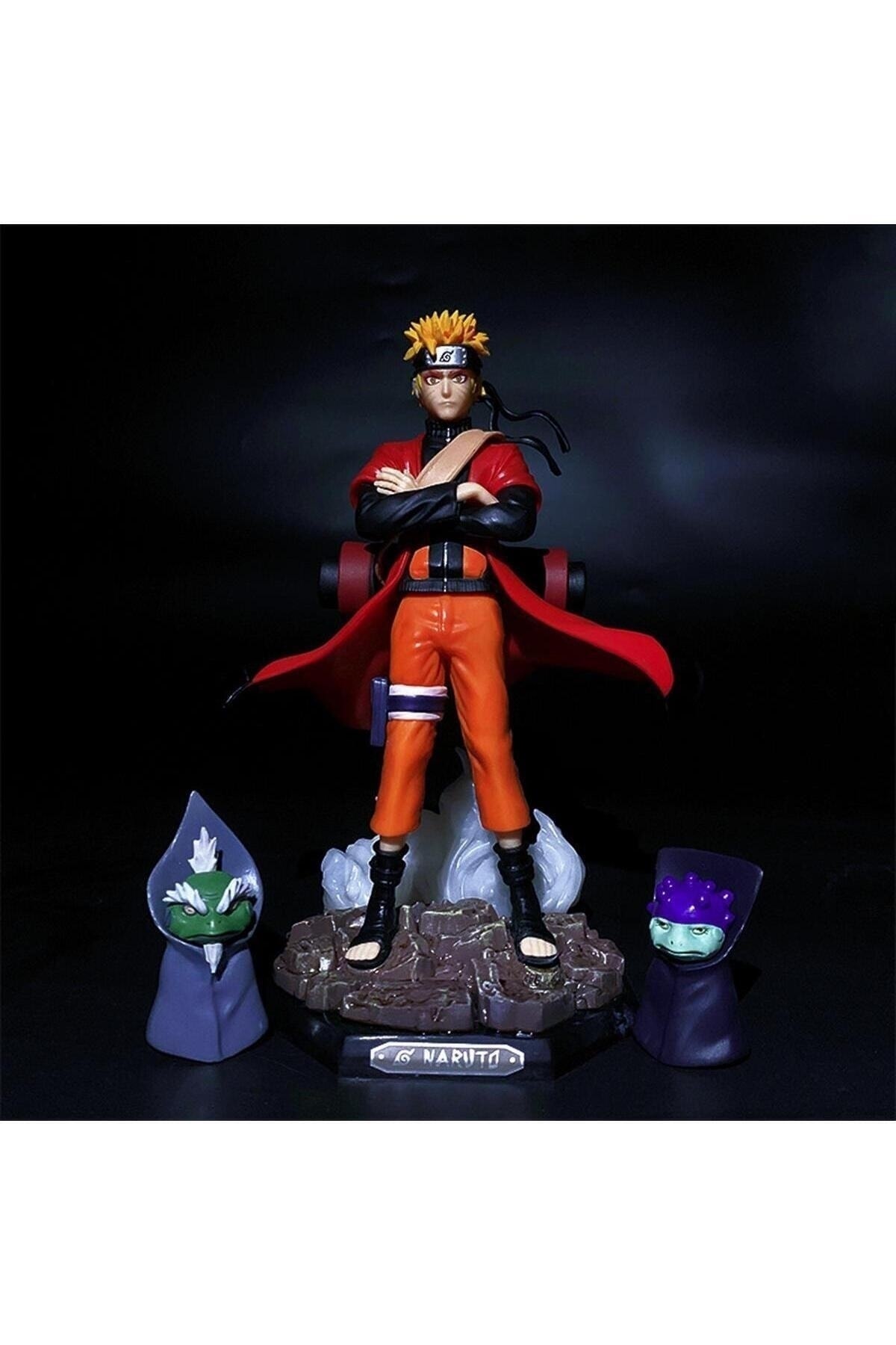 فیگور انیمه NARUTO UZUMAKI LIGHTED ACTION CHARACTER FIGURINE TOY محصول جعبه ای 23 سانتی متری oyuncakçı savaş & europe shop