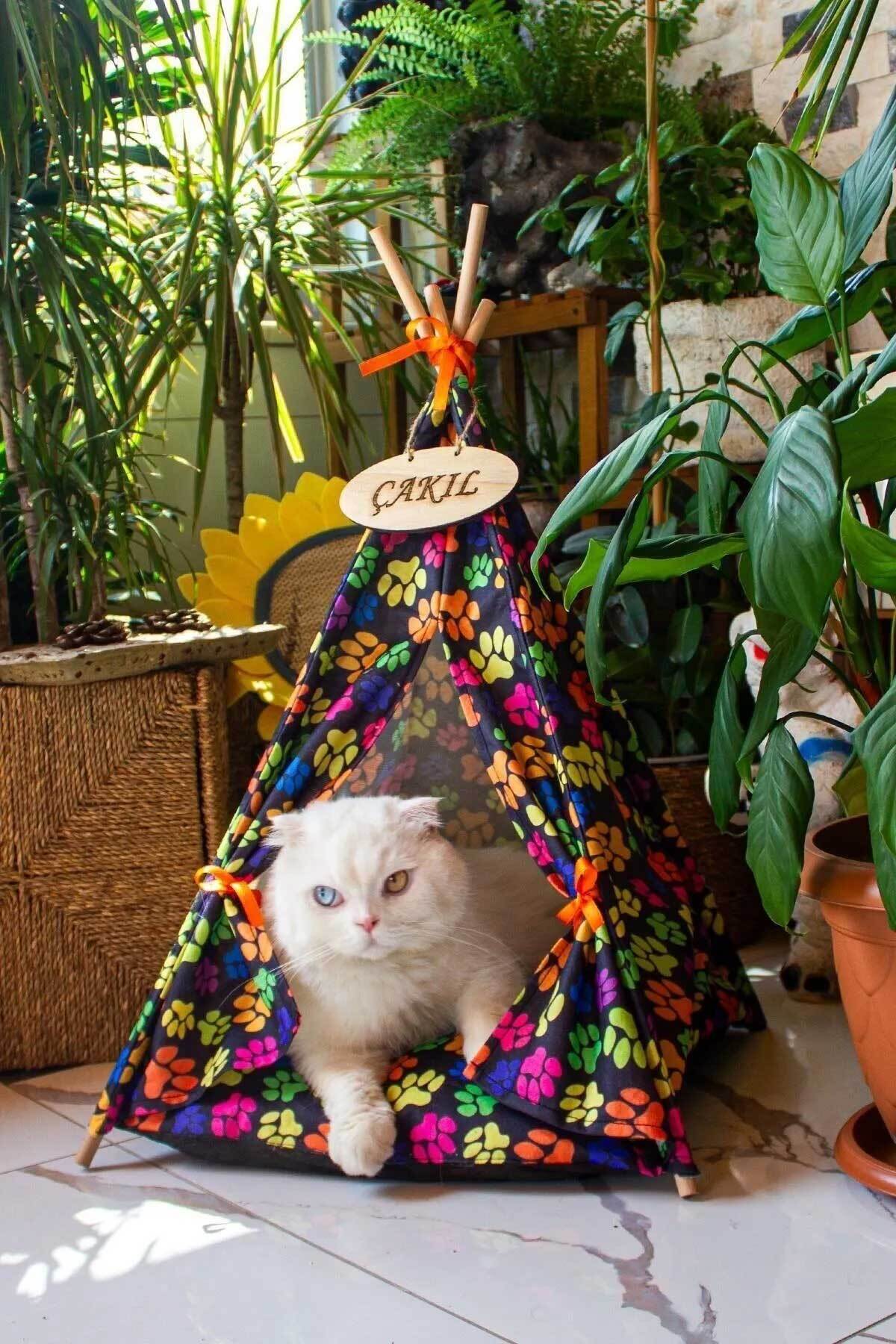 چادر و خانه قابل شست‌وشوی گربه و سگ گوبی‌پت GOBYPET مدل 002672 نقره‌ای