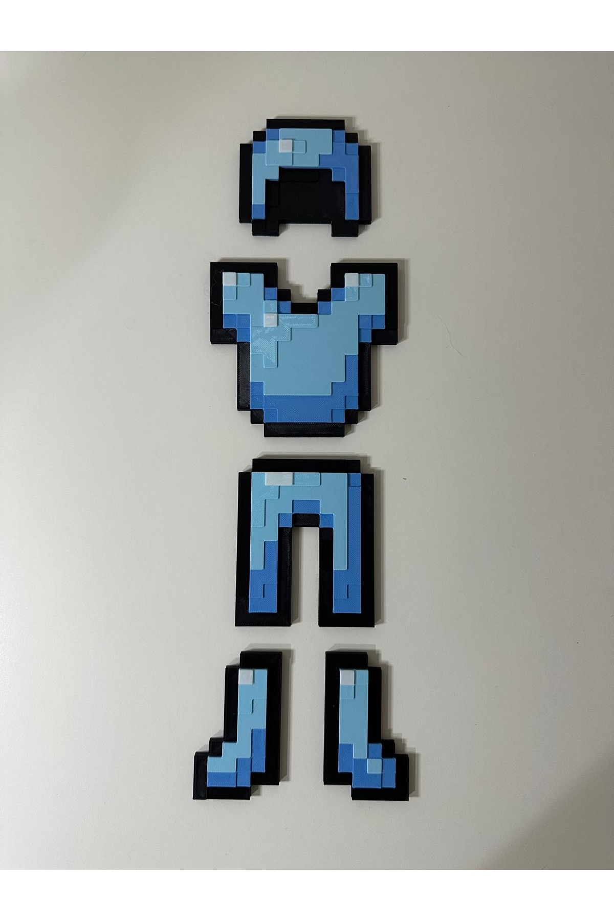 فیگور ست زرهی MINECRAFT تکیه سر + زره بدن پاها تزئین You Toys