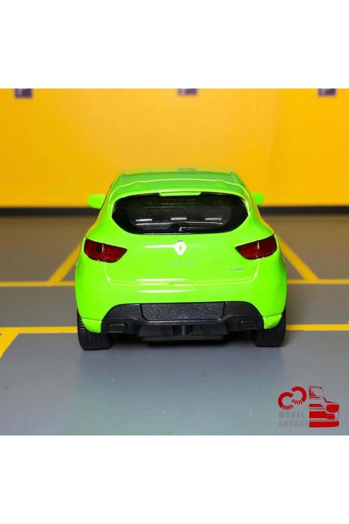مدل خودرو RENAULT CLIO RS 1 36 SCALE C&amp;C MODEL GARAGE PULL &amp; DROP DIECAST METAL CAR TOY اورجینال WELLY