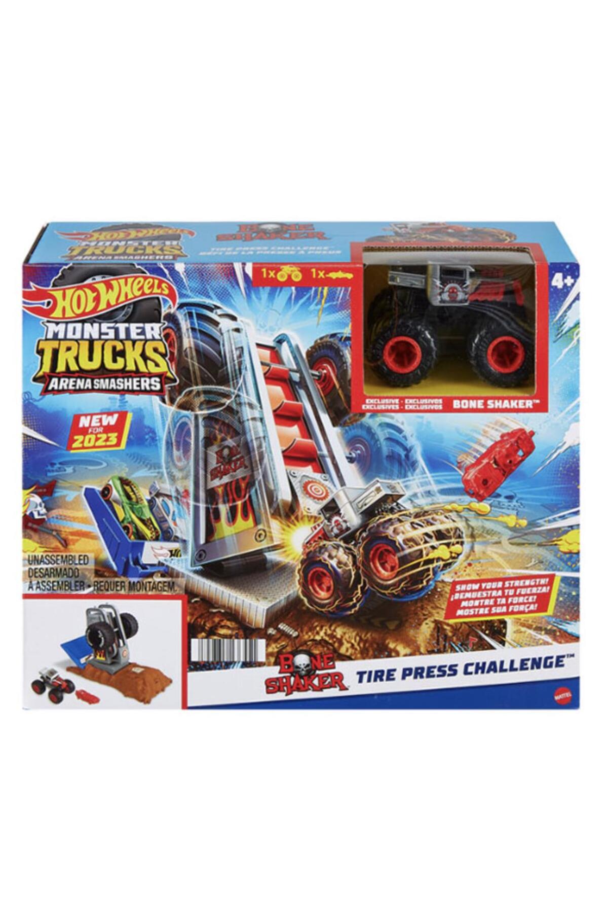 ماشین اسباب بازی کامیون های هیولا شروع به مبارزه در عرصه HNB87 HNB88 هات ویلز اورجینال HOT WHEELS
