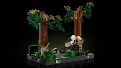 مجموعه ساختنی دیورامای تعقیب موتورهای سرعت اندور لگو LEGO جنگ ستارگان، مدل 75353، ۶۰۸ قطعه، حداقل سن ۱۸ سال