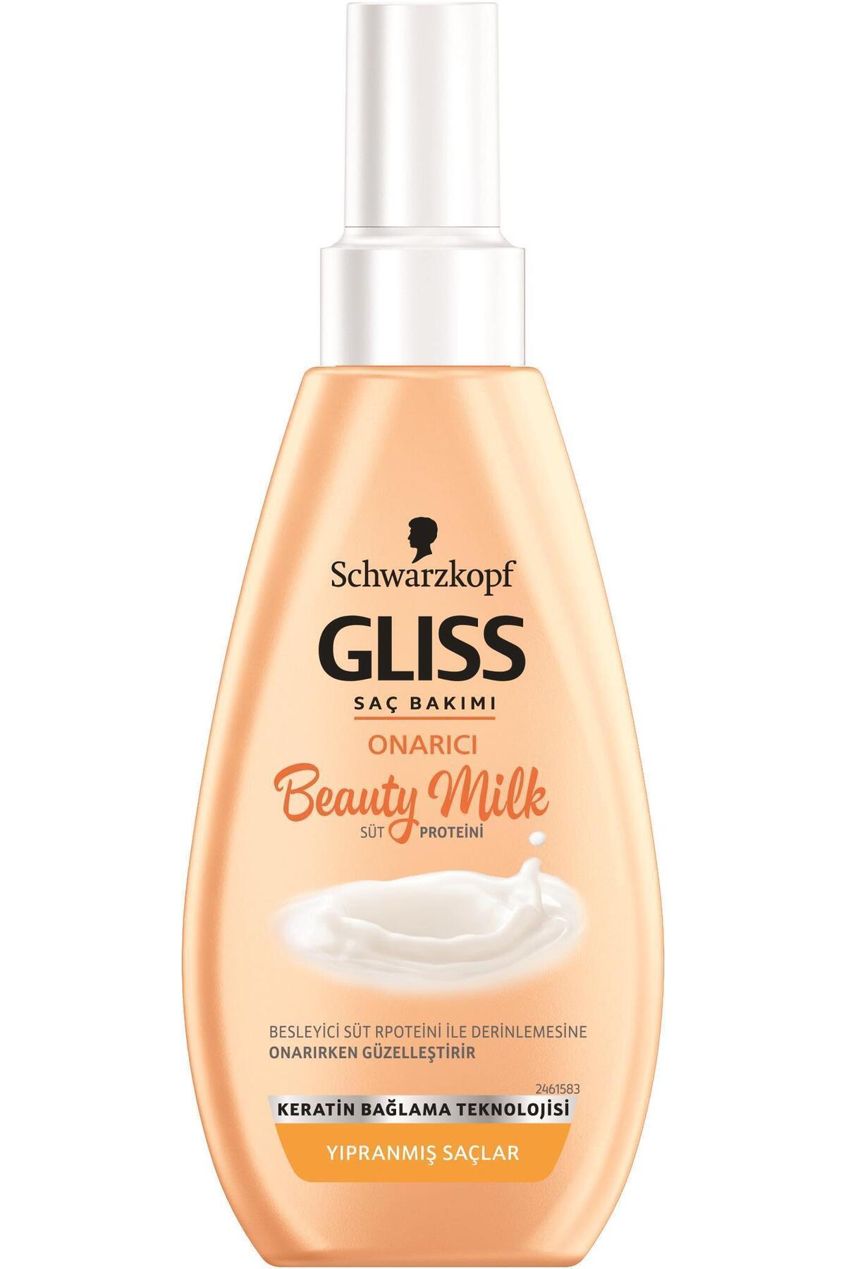 Gliss محصول مراقبت از موی Schwarzkopf Beauty Milk Onarici با حاوی شیر 150 میلی لیتر
