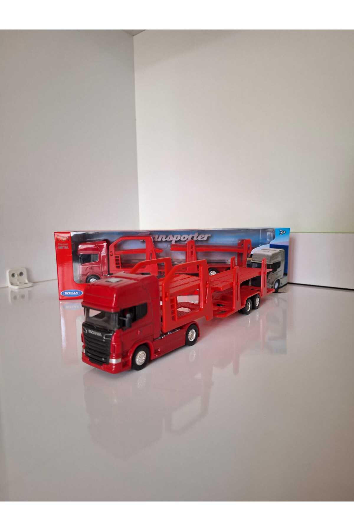 ماشین اسباب بازی کامیون حامل اسکنیا هات ویلز اورجینال HOT WHEELS