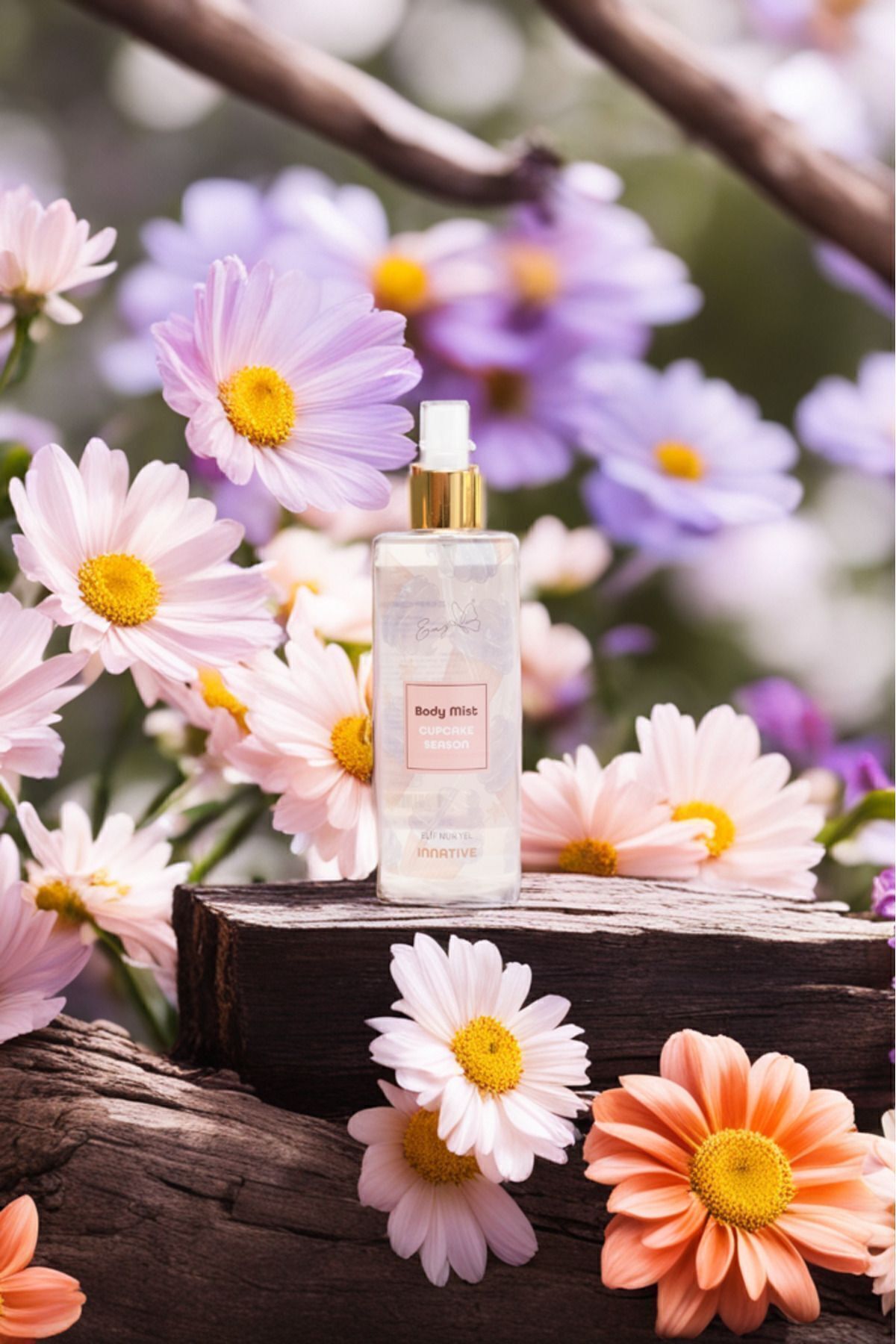 اسپری بدن ELIF NUR YEL ENY BODY CUPCAKE SEASON SPRAY 200 میل INNATIVE