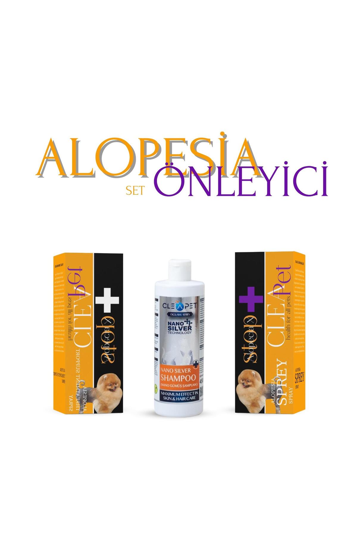 ست ضدریزش موی سگ کلی‌پت Cleapet (ALPSST4545)