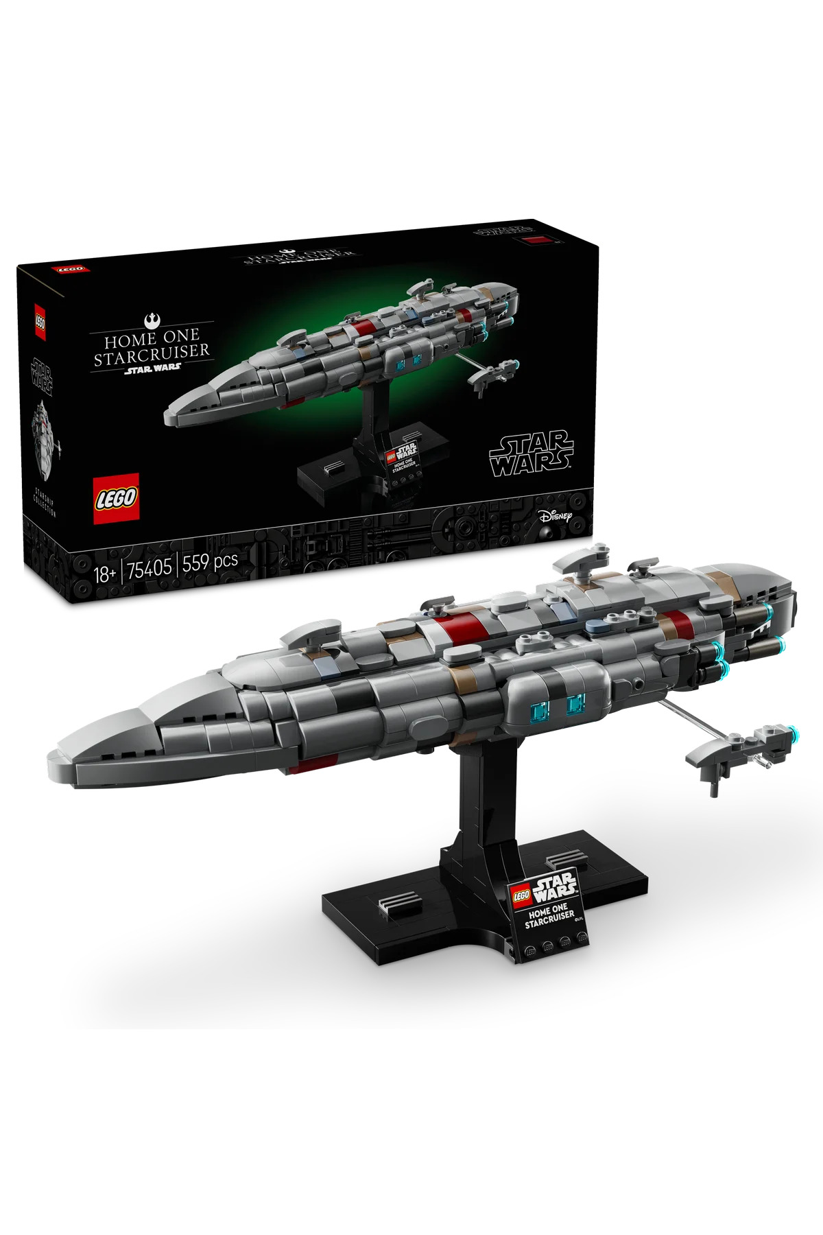 لگو و اسباب بازی های ساخت محور ® STAR WARS: RETURN OF THE JEDI HOME ONE STARCRUISER 75405 مدل ست ساختمان برای بزرگسالان 559P اورجینال LEGO