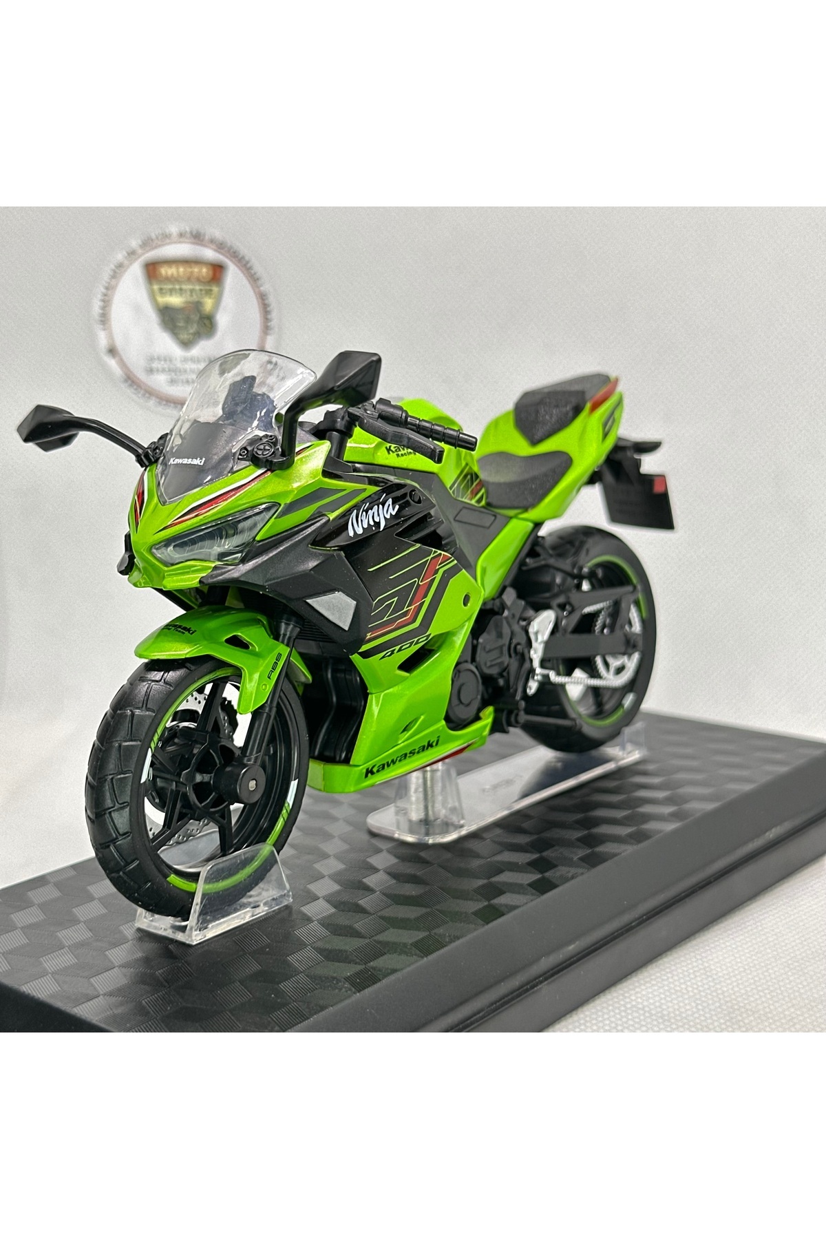 مدل خودرو 2023 KAWASAKI NINJA 400 1:12 موتور سیکلت دیکست – اسباب بازی و مجسمه فلزی مجاز اورجینال Maisto Diecast