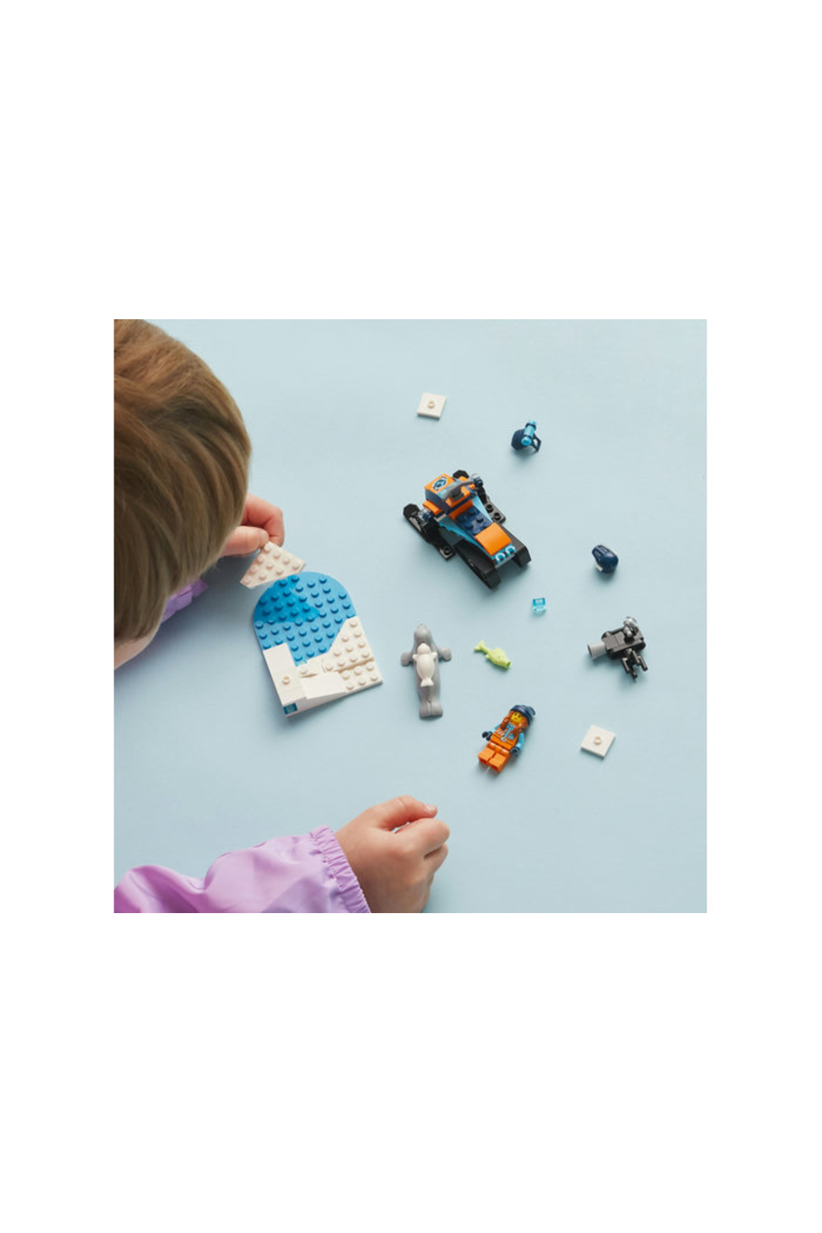 لگو و اسباب بازی های ساخت محور سورتمه موتور اکسپلورر قطبی شهر ARCNXX 60376 SN 1022995 از ترکیه LEGO