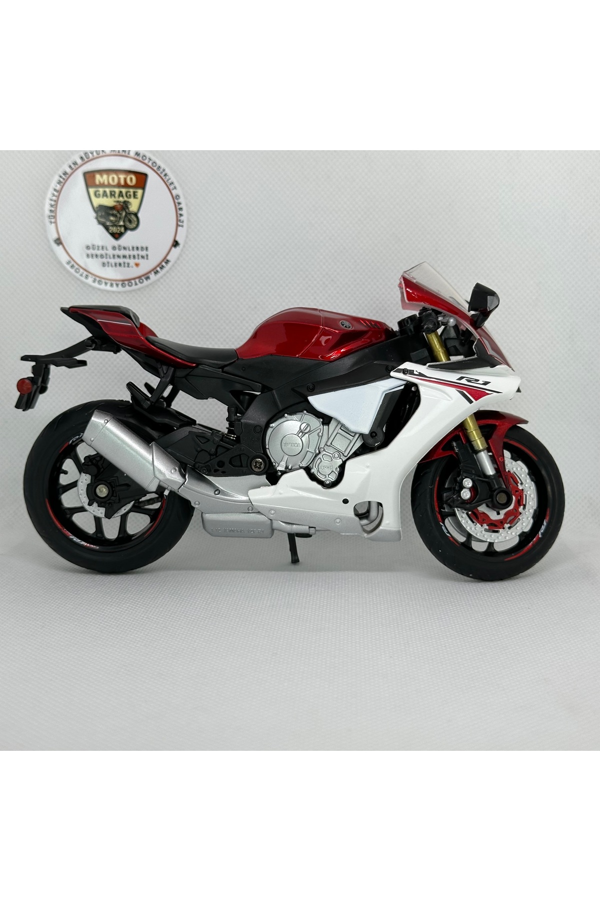مدل خودرو موتورسیکلت یاماها YZF R1 1:12 DIECAST – خودروی کلکسیونر فلزی دارای مجوز اورجینال Maisto Diecast