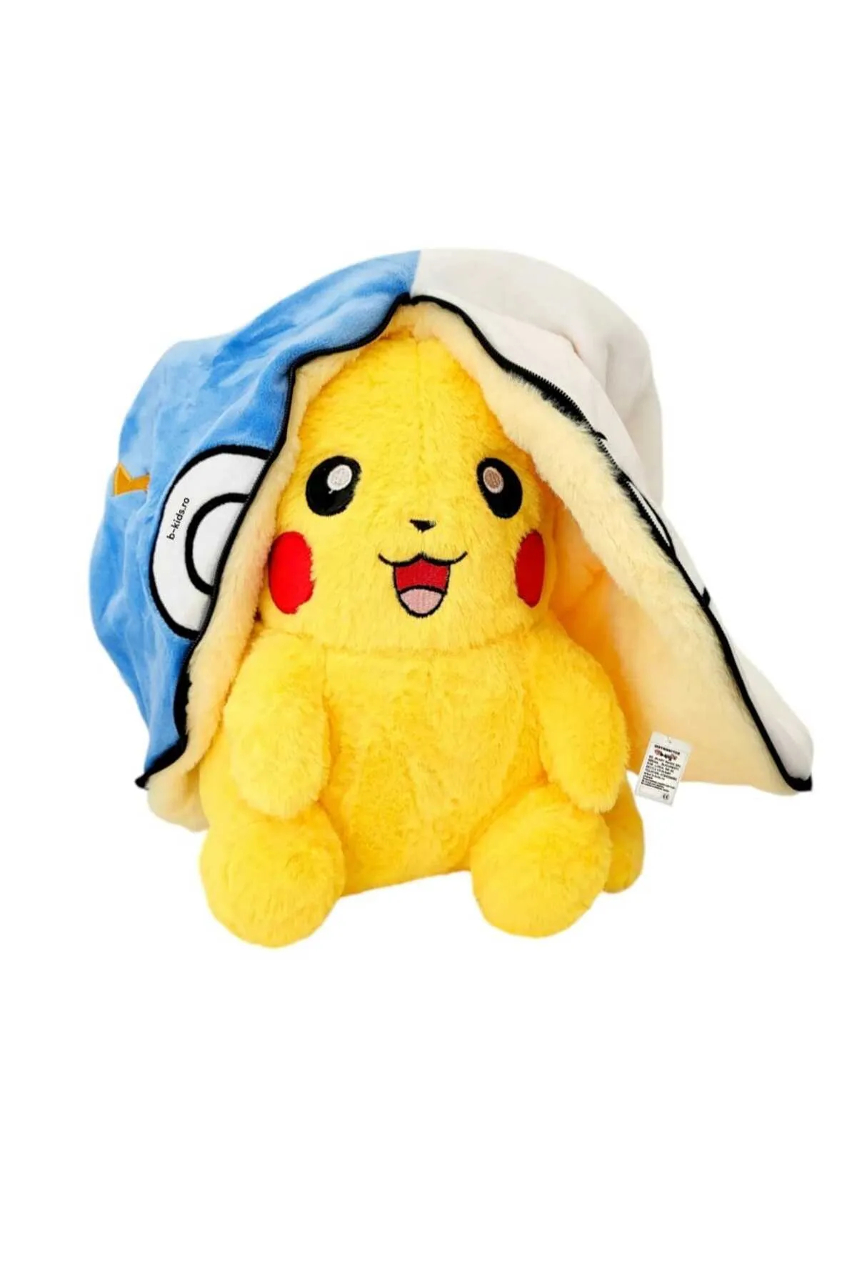 اسباب بازی های پشمی POKEMON PIKACHU PLUSH TOY SURPRISE 40CM SLEEPING COMPANION با زیپ TİVENS