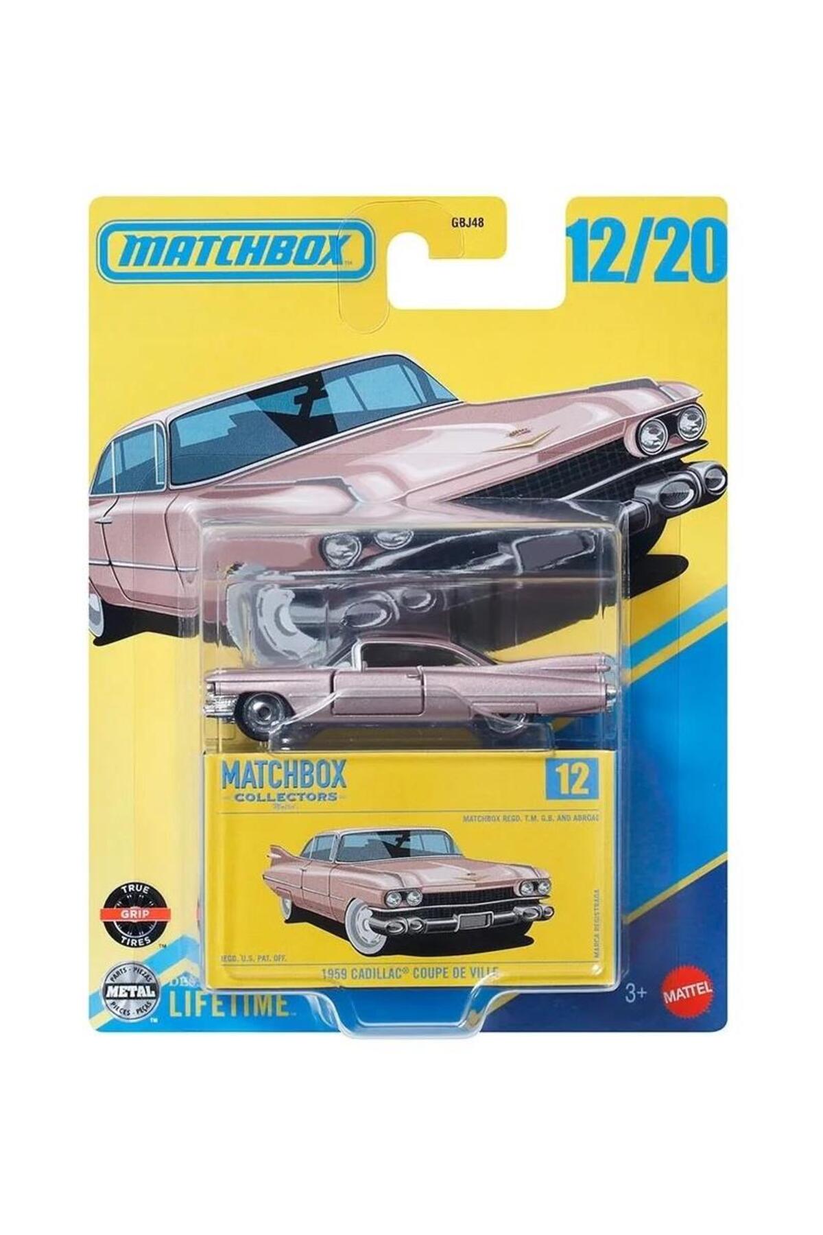 ماشین اسباب بازی وسایل نقلیه مجموعه جعبه کبریت 1959 CADILLAC COUPE GBJ48 JCL29 İPEK PLANET