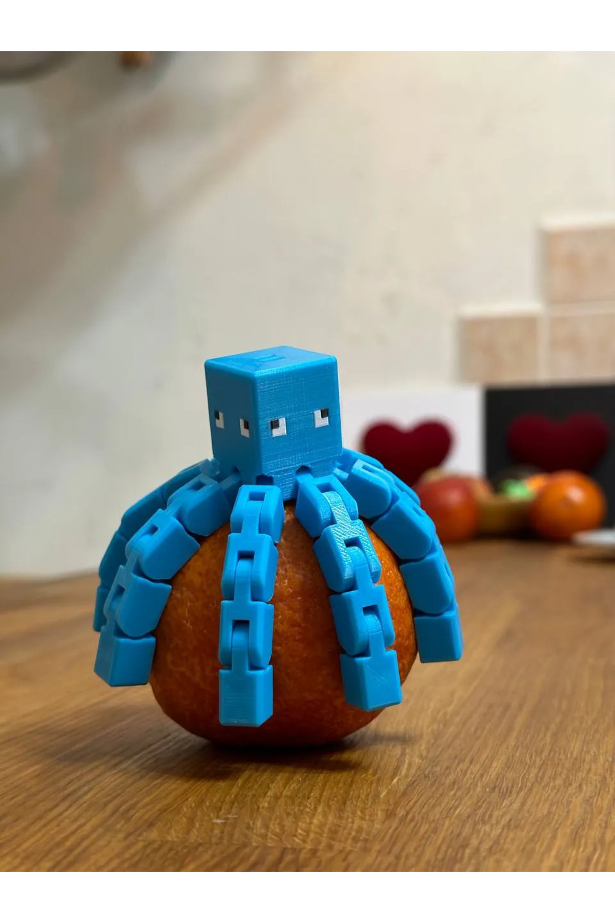 اسباب بازی های فیگور شخصیت اختاپوس سه بعدی MINECRAFT اورجینال Lumina3D