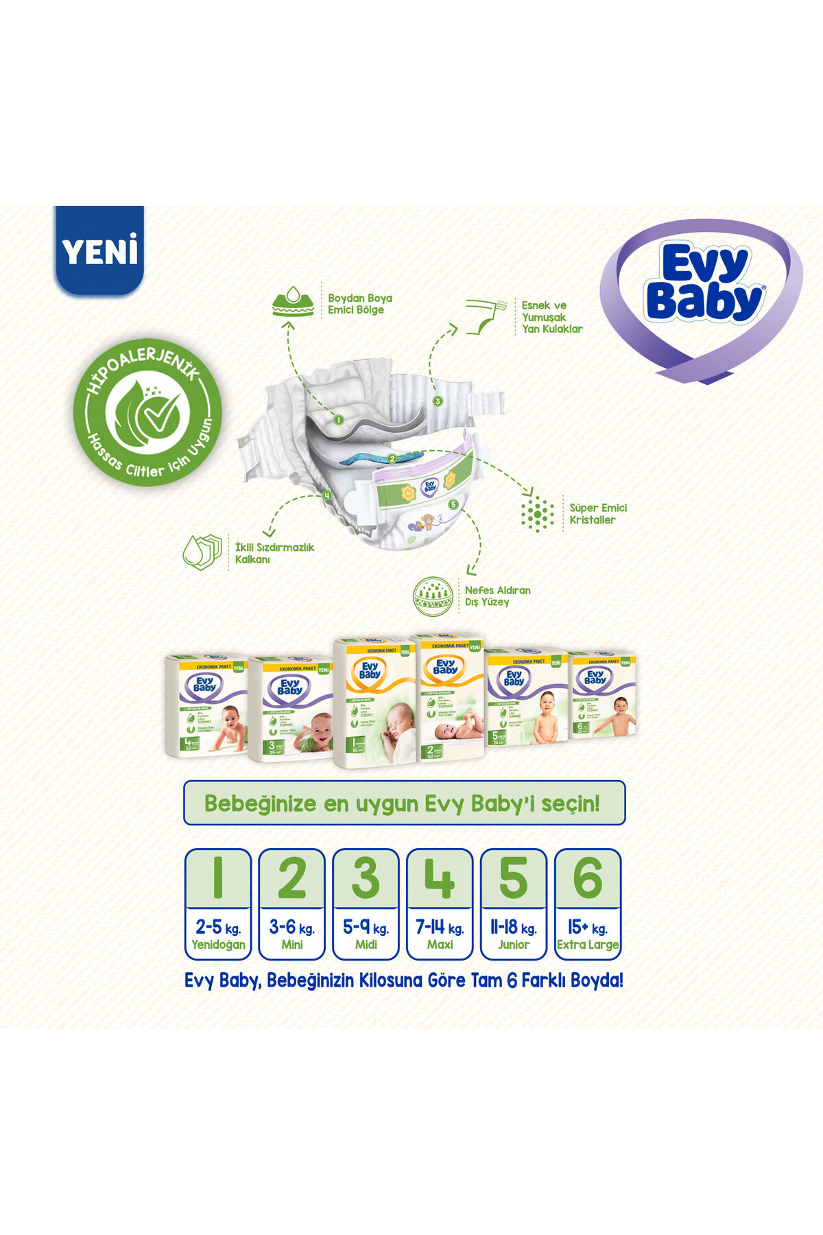 پوشک بچه سایز 4 ماکسی تکه بسته فرصت 108 جدید اورجینال Evy Baby