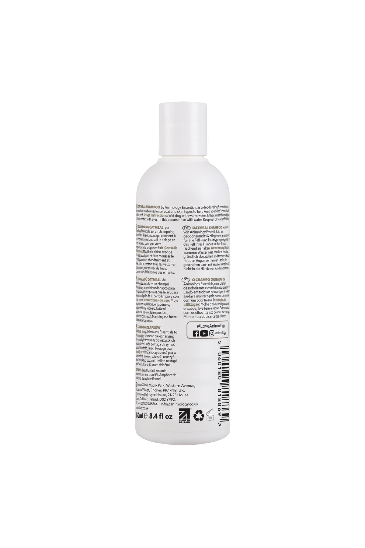 شامپو جو دوسر سگ انیمولوژی Animology Essentials، ۲۵۰ میلی‌لیتر، EOSH250A