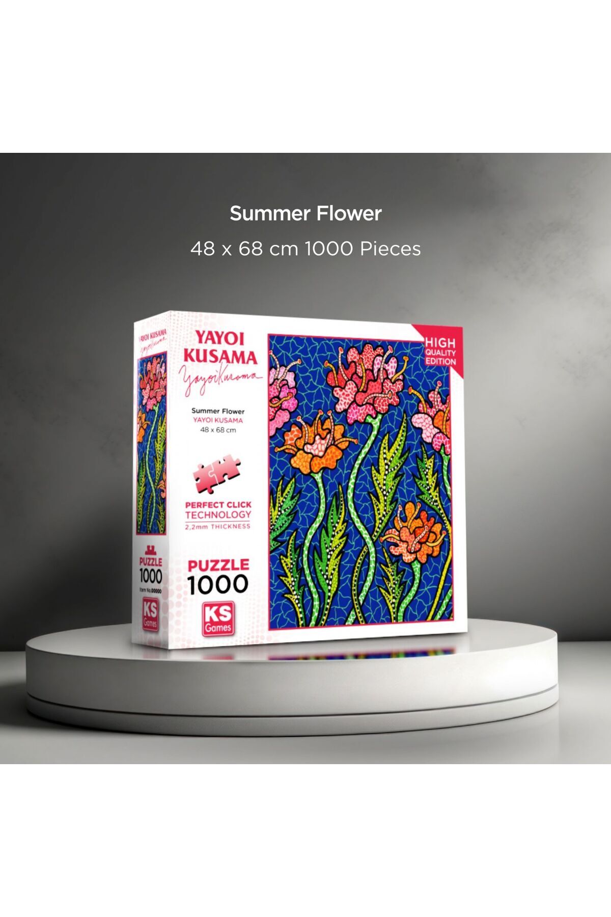 پازل جورچینی ۱۰۰۰ تکه گل‌های تابستانی کی‌اس گیمز KS Games مدل KSG20717