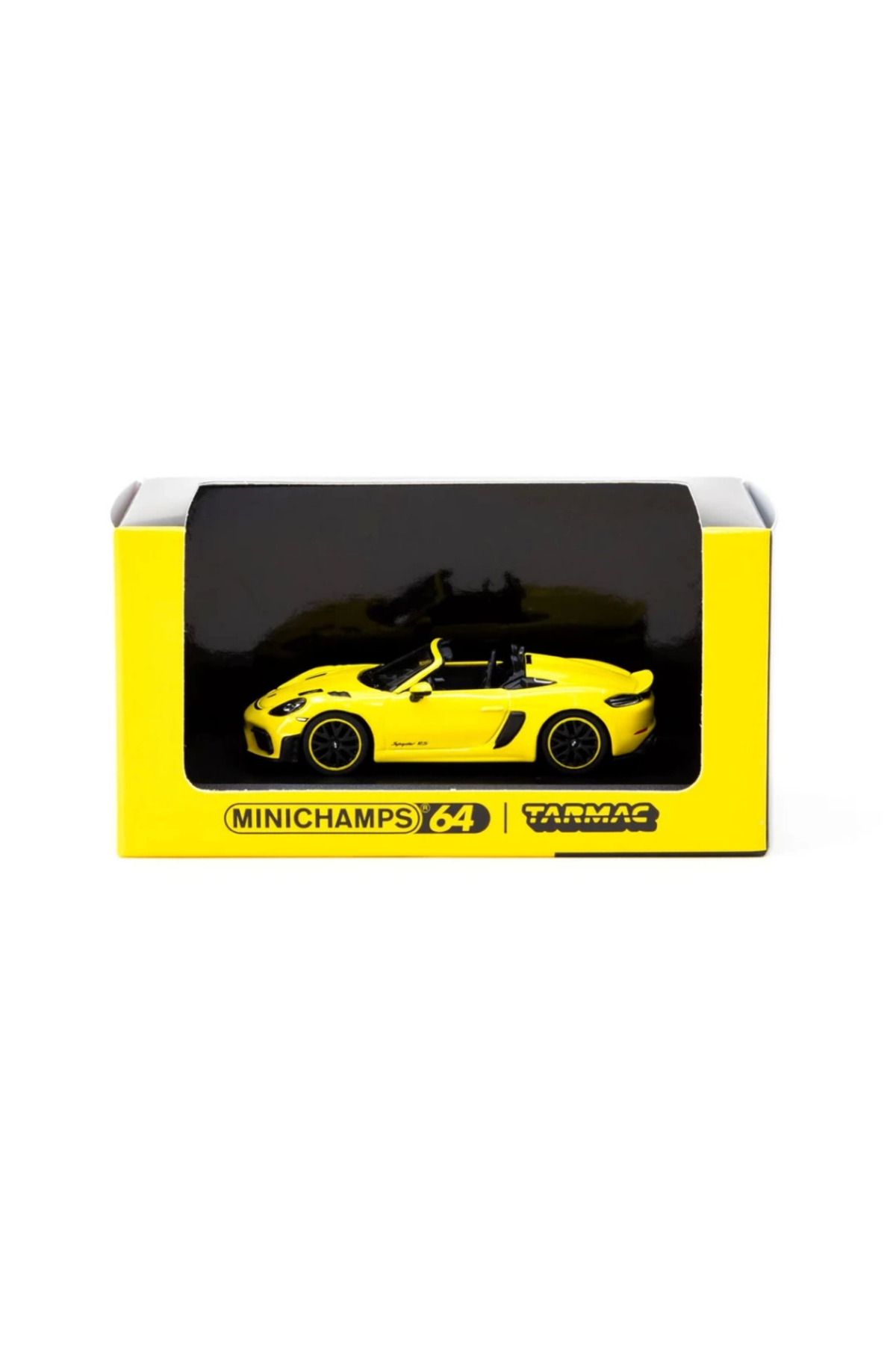 مدل خودرو WORNESSIWORLD X NESSIWORLDCHAMPS 1 64 PORSCHE 718 SPYDER RS ​​RACING YELLOW اورجینال Flamex