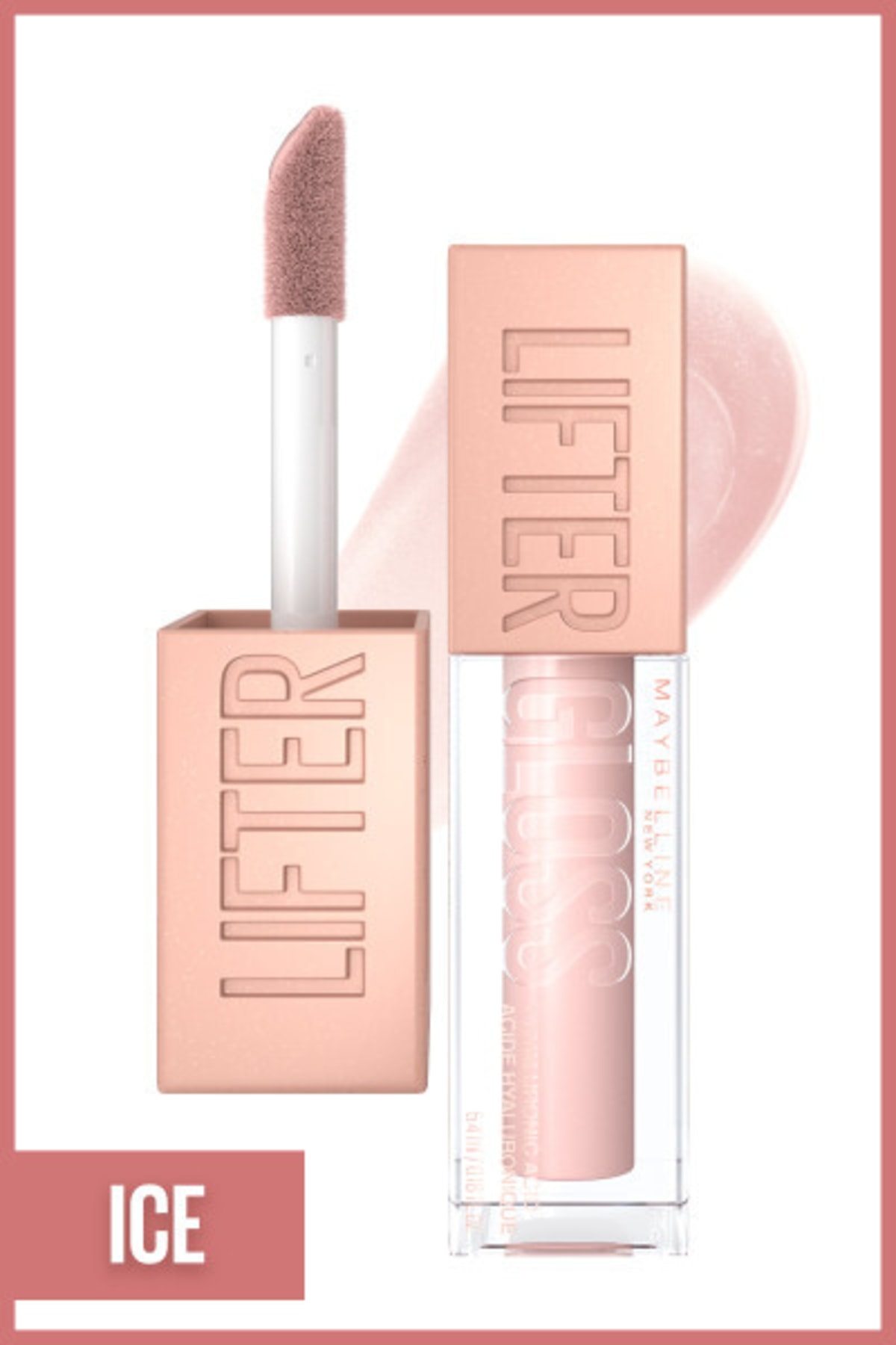 بالا برنده درخشان کرم مرطوب کننده لب 002 یخی میبلین Maybelline New York