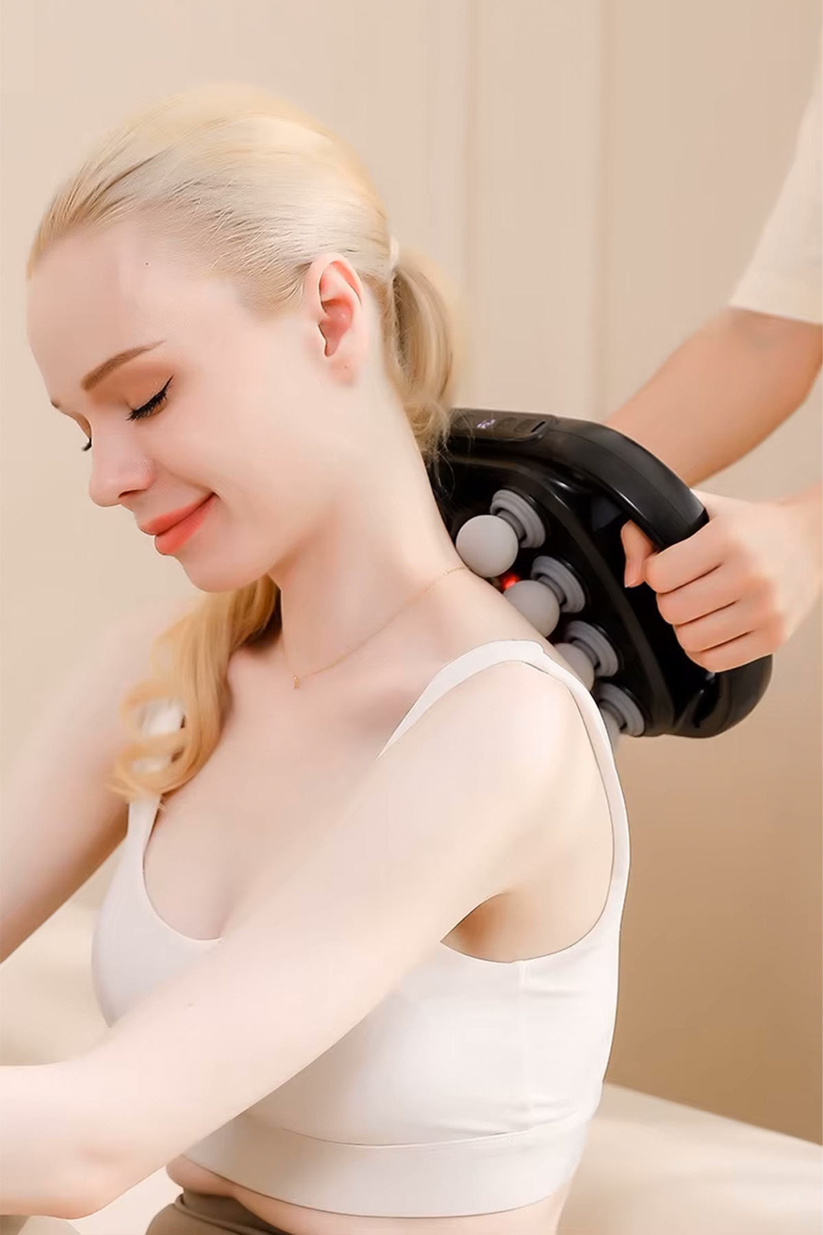 دستگاه ماساژ شارژی گرم‌کننده با ۸ سری ROBO 8 Head