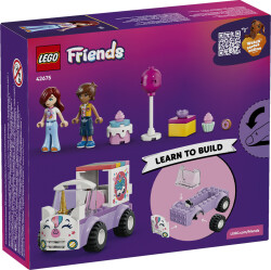 مجموعه ساختنی ارابه توزیع کیک تک‌شاخ لگو LEGO فرندز Friends مدل 42675، ۶۷ قطعه، حداقل سن ۴ سال