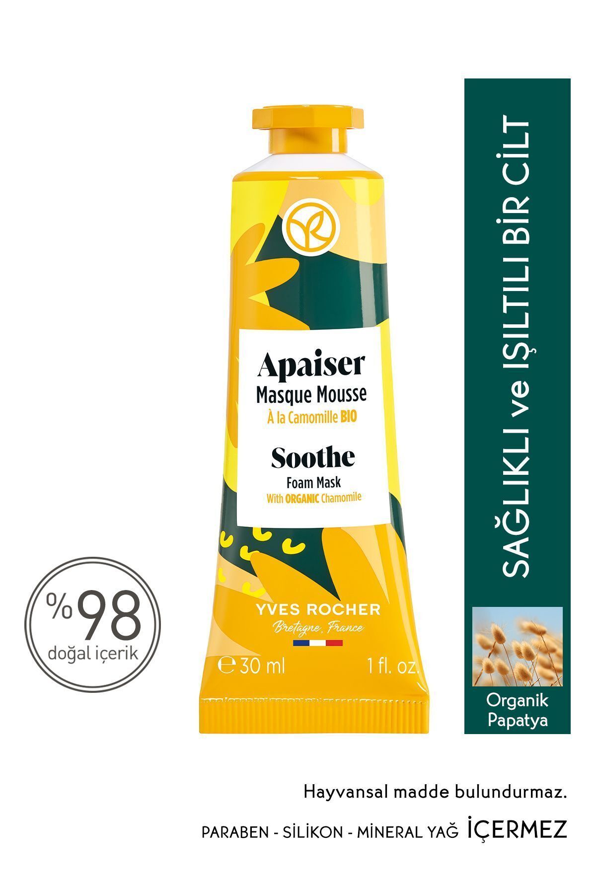Yves Rocher ماسک آرامش‌بخش تمیزکننده