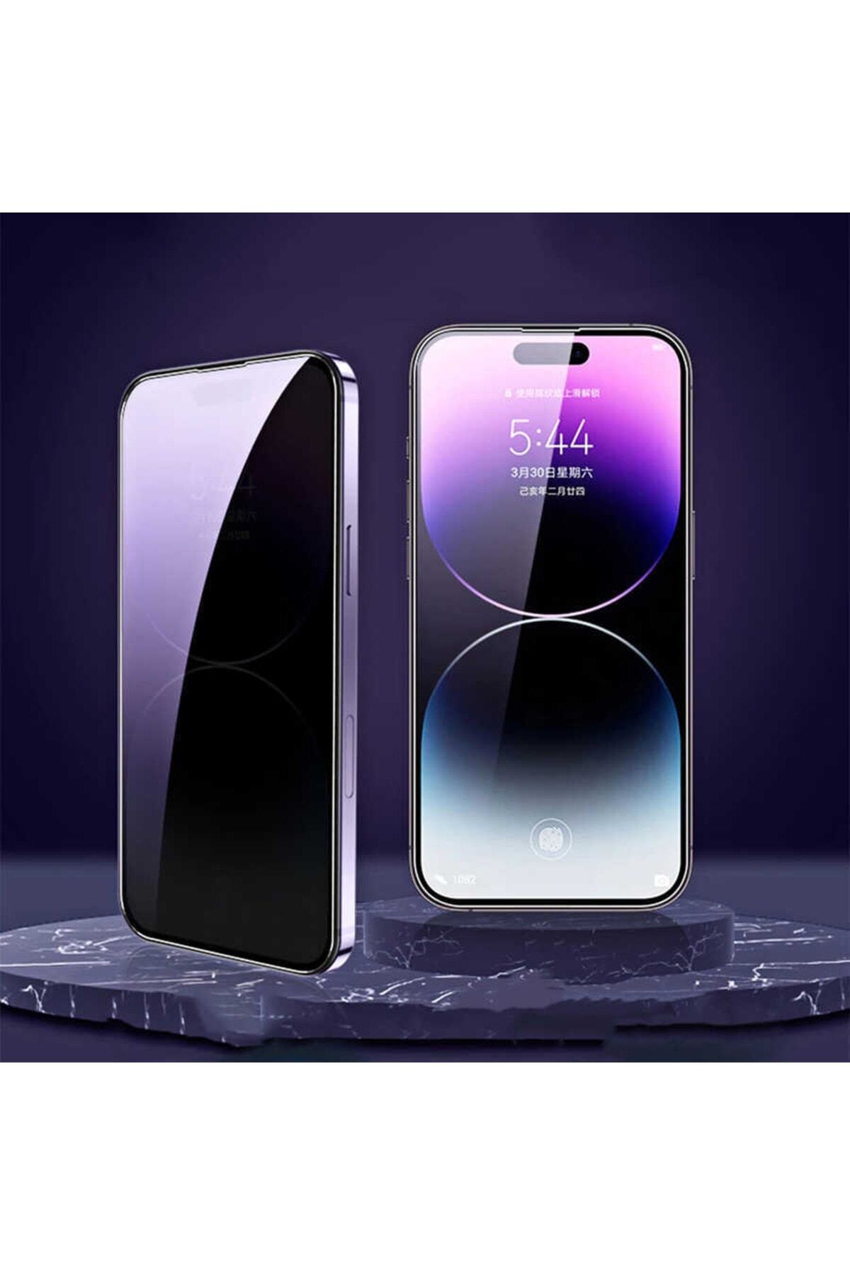 محافظ صفحه نمایش GHOST سازگار با APPLE IPHONE 14 PRO که به طور کامل شیشه های مخفی را می پوشاند فیبکس Fibaks
