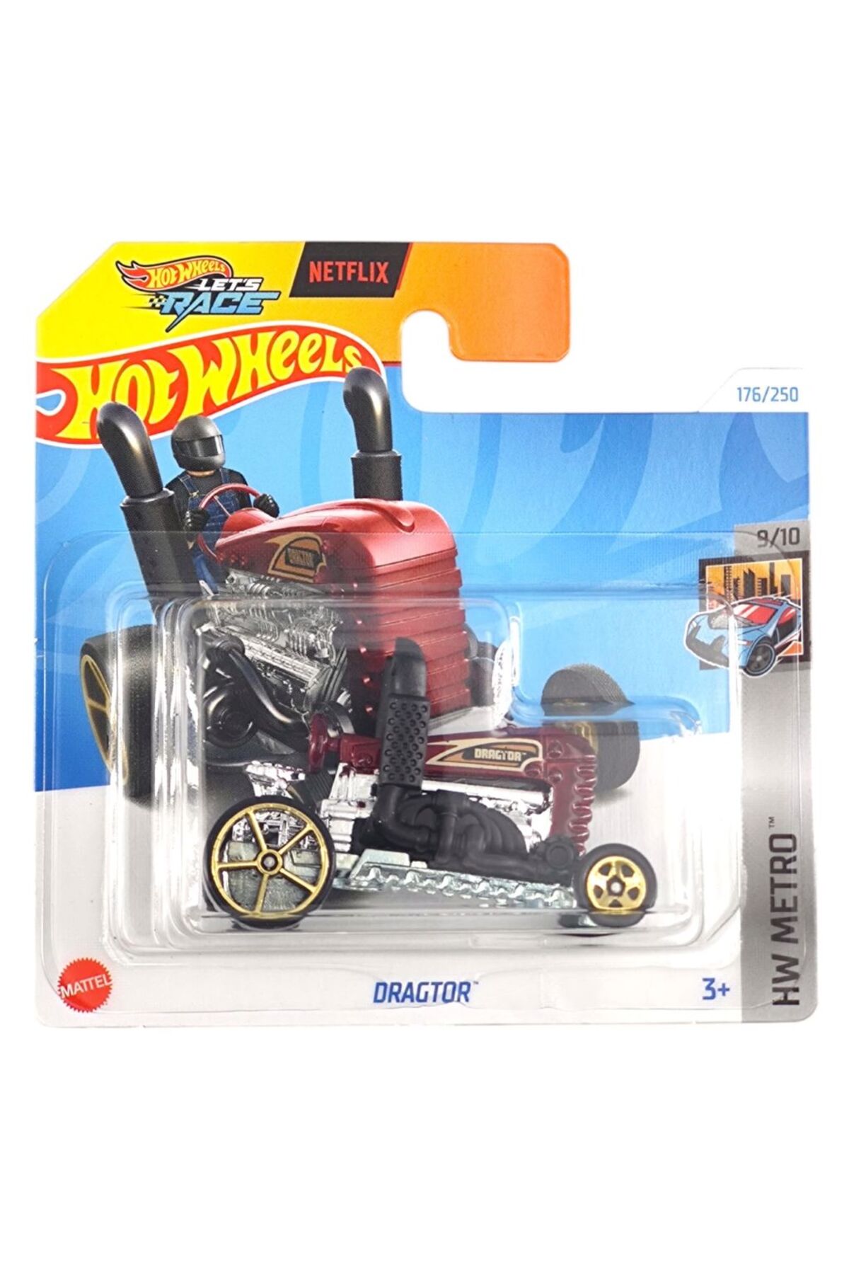 ماشین اسباب بازی SINGES DIGTOR HTF04 هات ویلز اورجینال HOT WHEELS