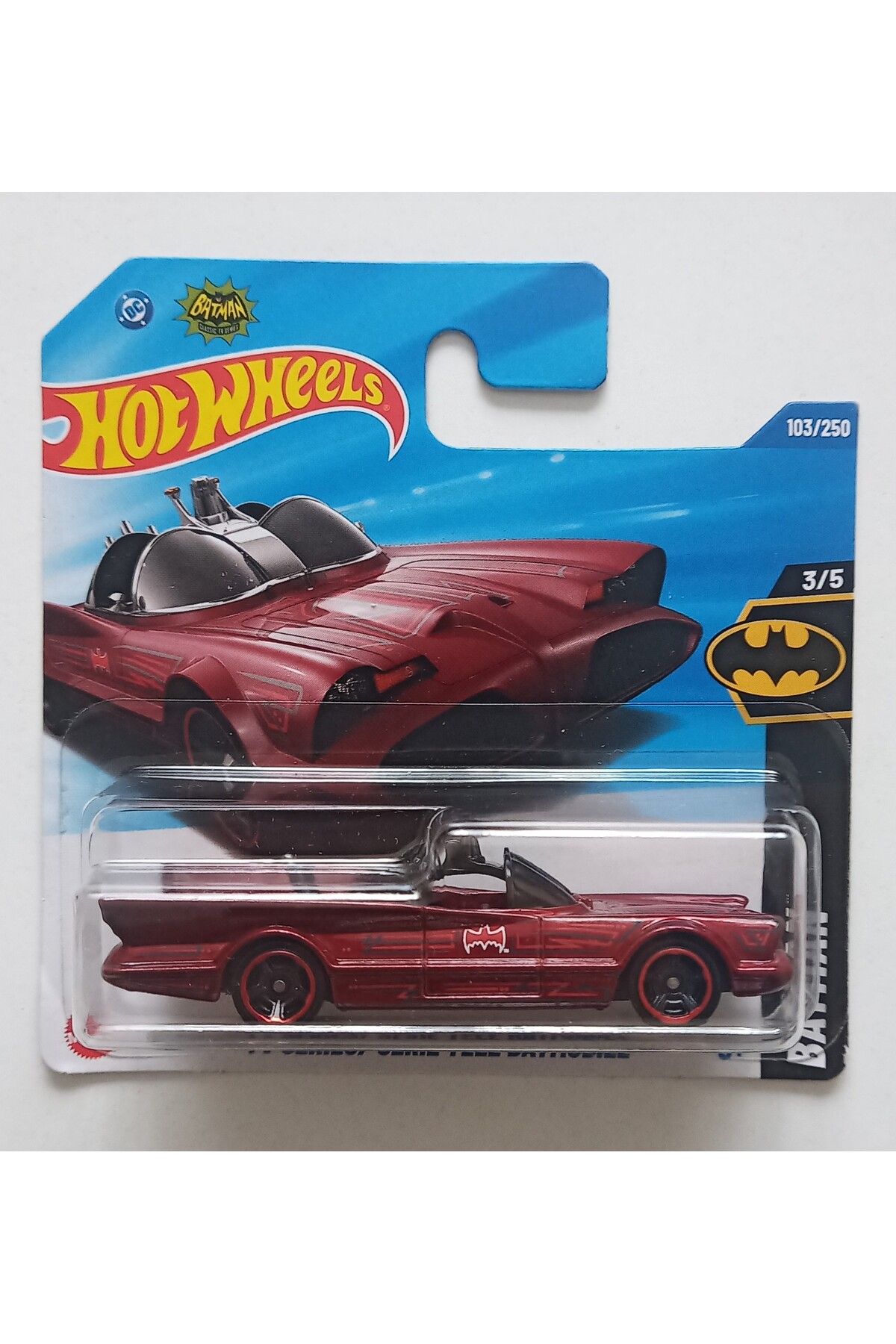 ماشین اسباب بازی مجموعه تلویزیونی بتمن سری TELE BATMOBILE از ترکیه HOT WHEELS