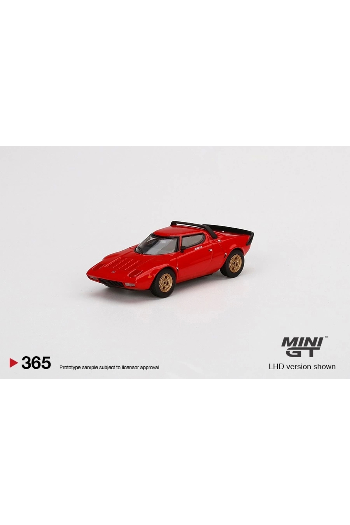 مدل خودرو MINI GT LANCIA STRATOS HF STRADALE ROSSO ARANCIO اورجینال mini gt