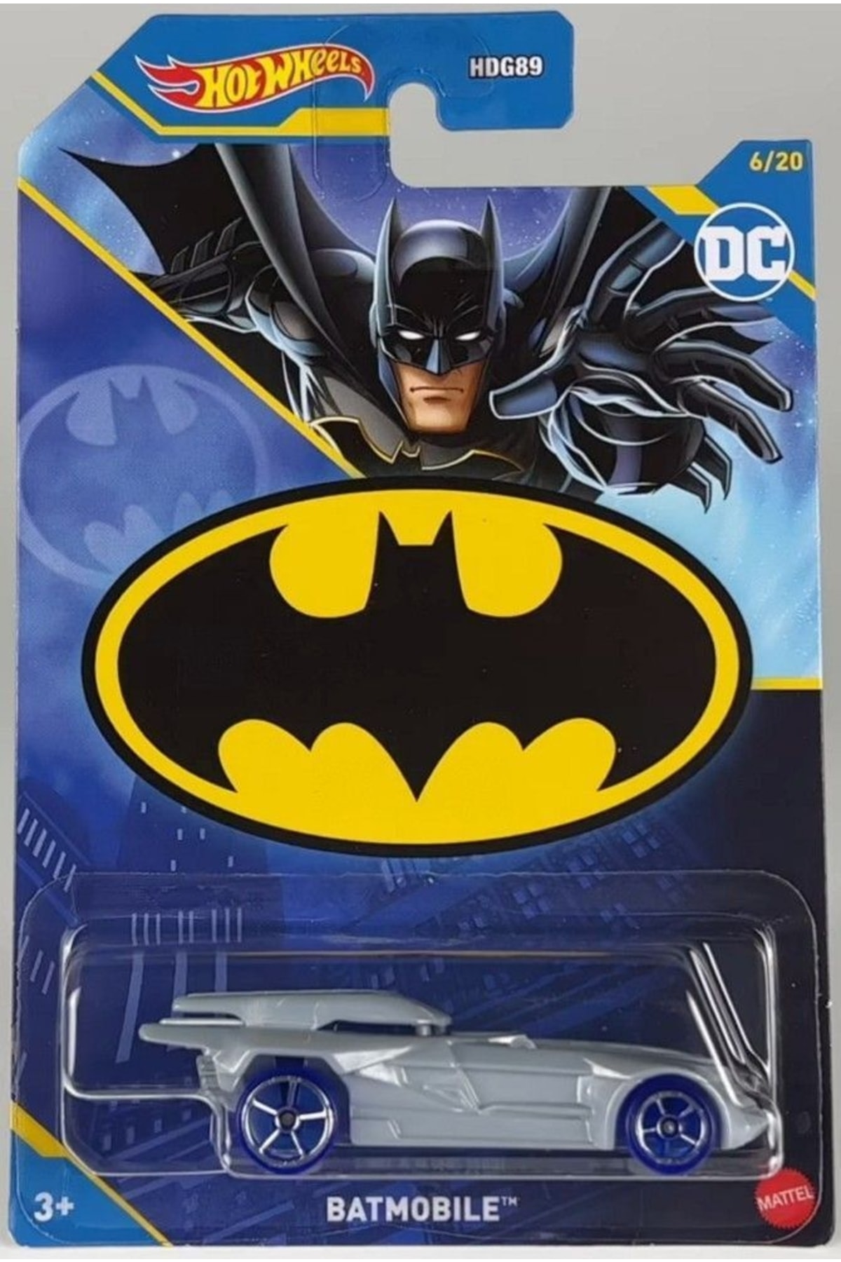 ماشین اسباب بازی 2023 جدید با مضمون BATMAN NEW LI HDG89 RANK 6 20 هات ویلز اورجینال HOT WHEELS