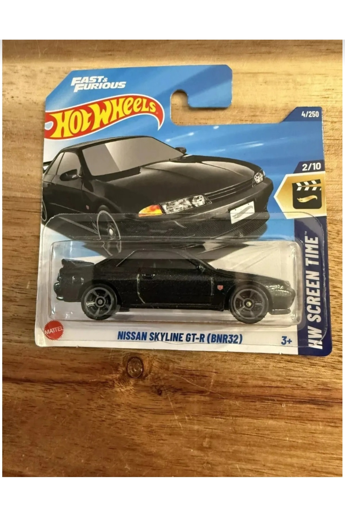ماشین اسباب بازی نیسان SKYLINE GT R سریع و خشمگین سیاه BNR32 هات ویلز اورجینال HOT WHEELS