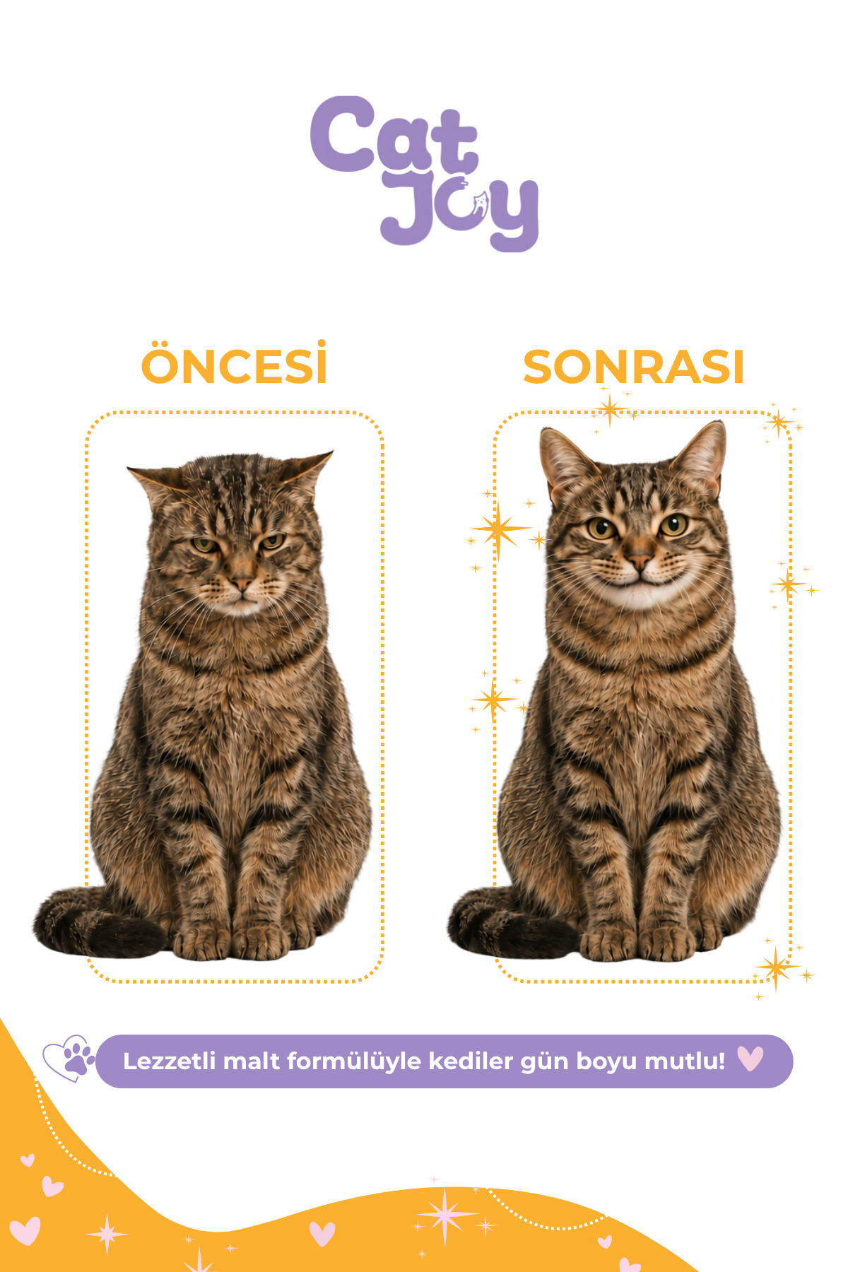 خمیر مالت ویتامینه گربه کت‌جوی CATJOY، ۱۰۰ گرم، برای گربه‌های عقیم‌شده