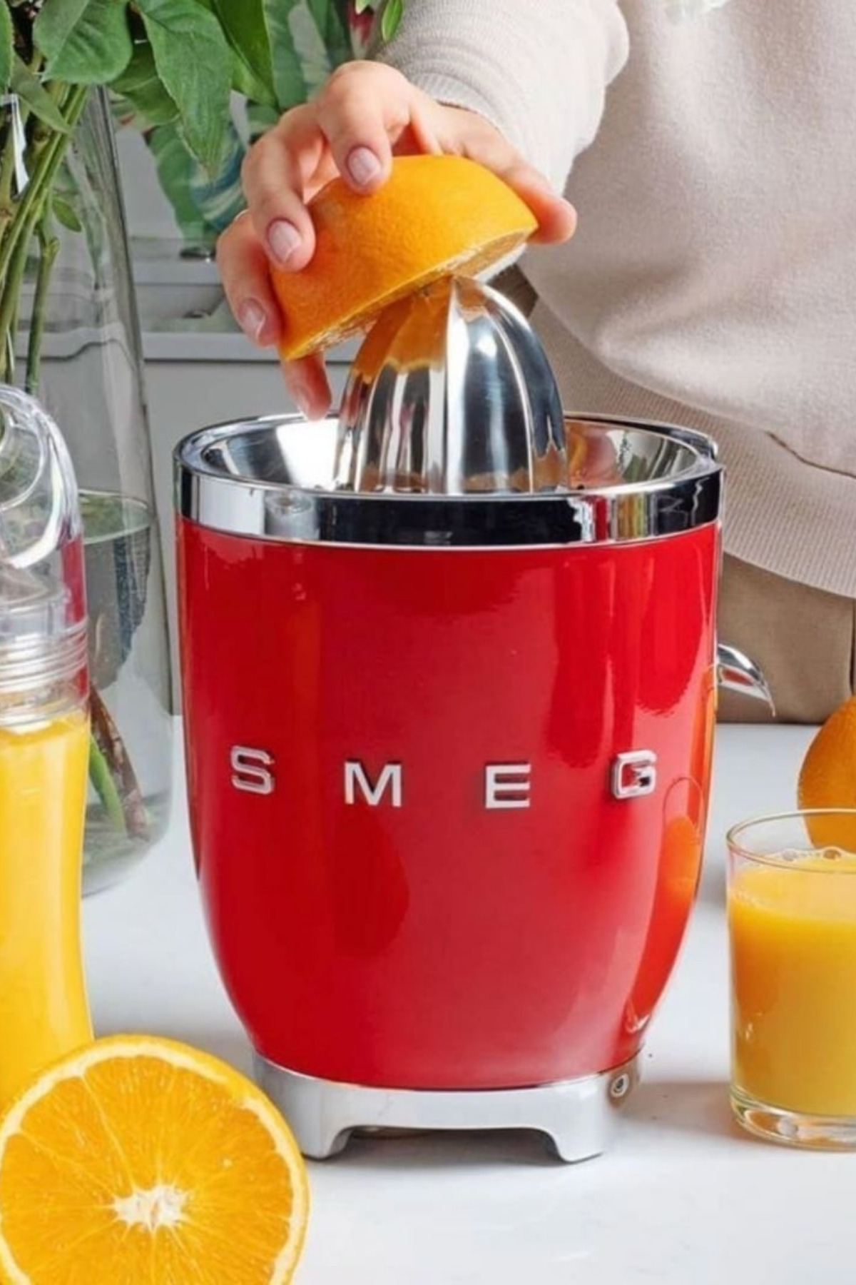 آب میوه و سبزی گیری آبمیوه مرکبات قرمز اورجینال Smeg