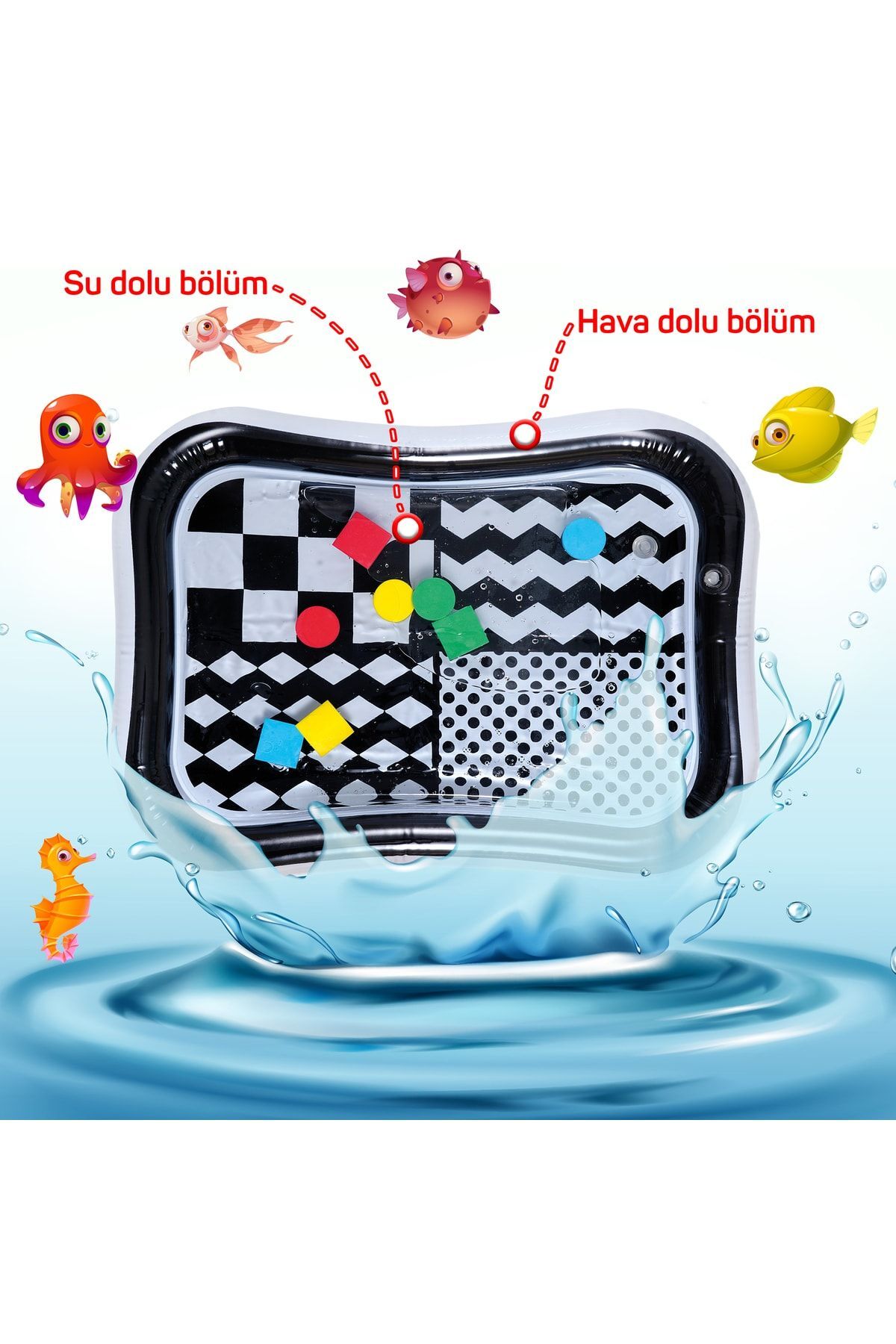 وسایل دریا حصیر بچه شکم زمان فعالیت اسباب بازی استخر آب Circle Toys