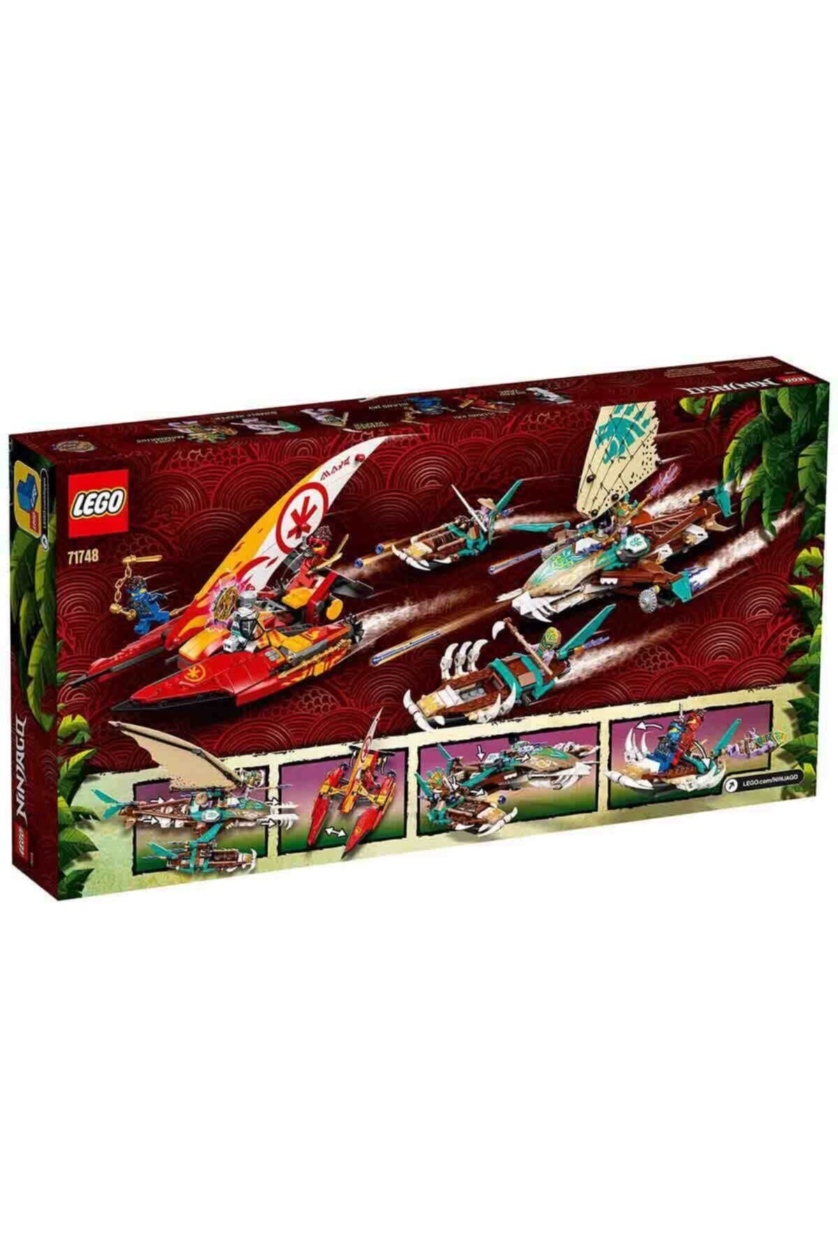 لگو و اسباب بازی های ساخت محور NINJAGO CATAMARAN SEA BATTLE 71748 از ترکیه LEGO