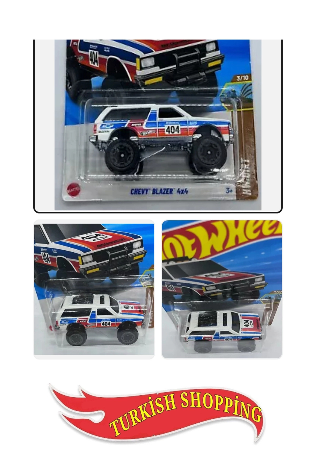 ماشین اسباب بازی 1:64 مقیاس 2025 CASE CHEVY BLAZER 4 هات ویلز اورجینال HOT WHEELS