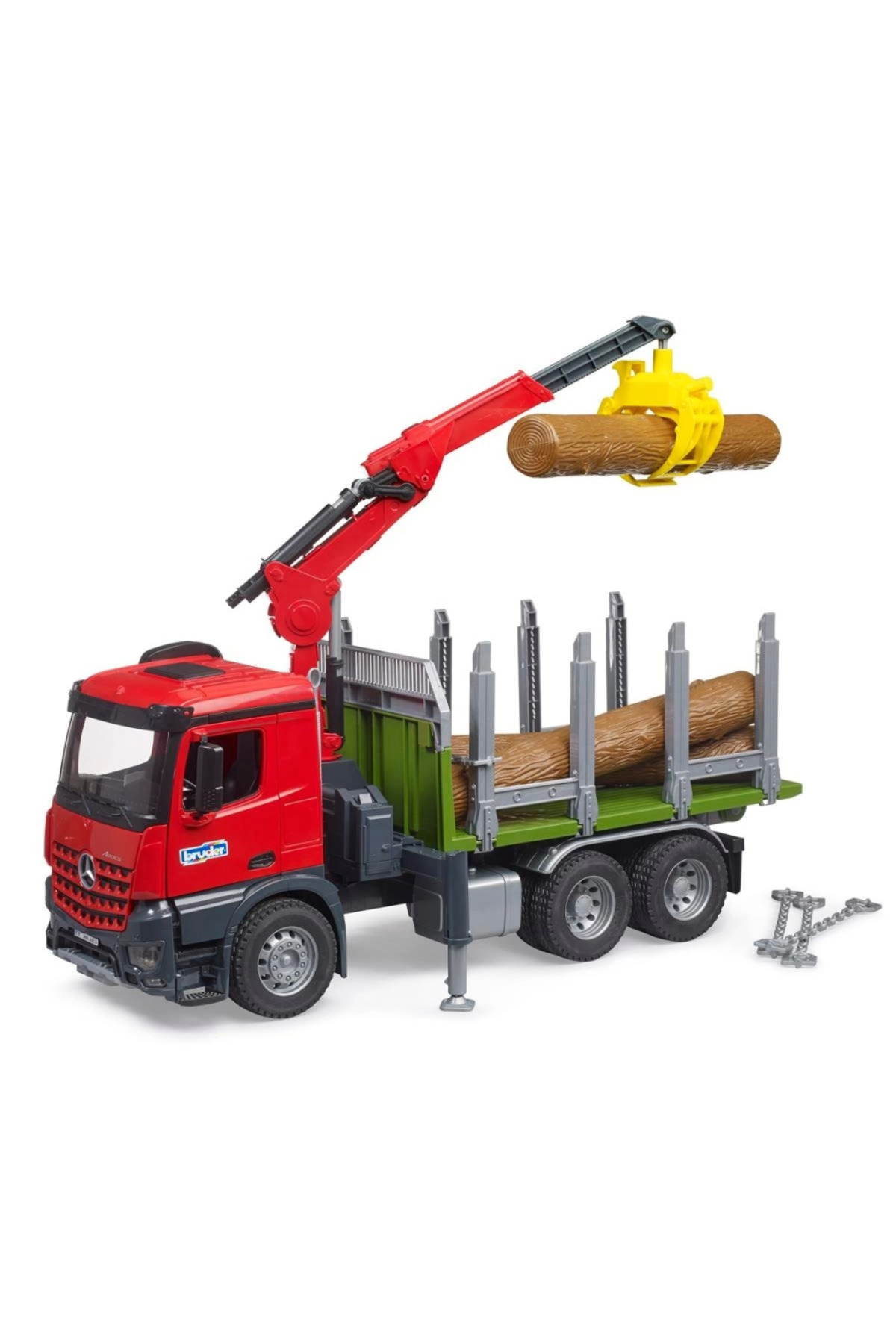 مدل خودرو BRUDER MB AROCS LOG TRANSPORTER TRUCK BR03669 اورجینال NW NessiWorld