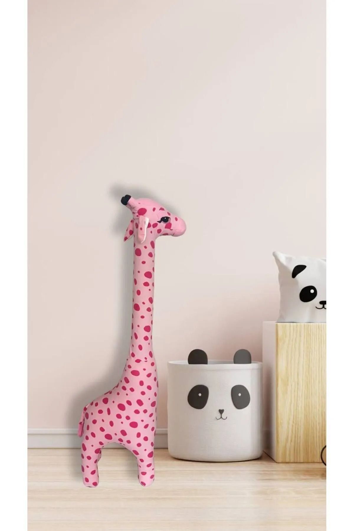 اسباب بازی های پشمی زرافه مخملی همبازی من 100 سانتی متر از ترکیه GRAN TOYS