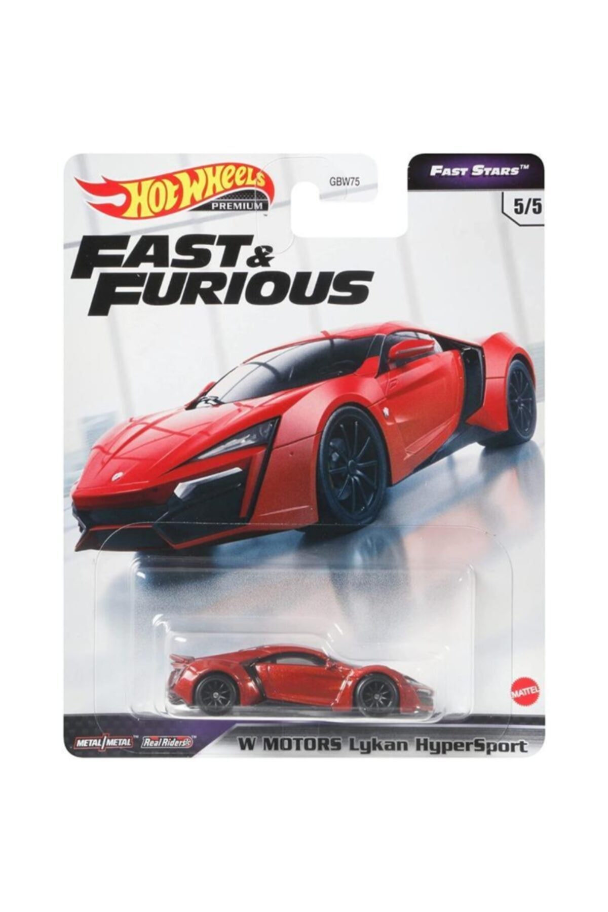 ماشین اسباب بازی FAST AND FURIOUS W MOTORS LYKAN HYPERSPORT GBW75 5 از ترکیه HOT WHEELS