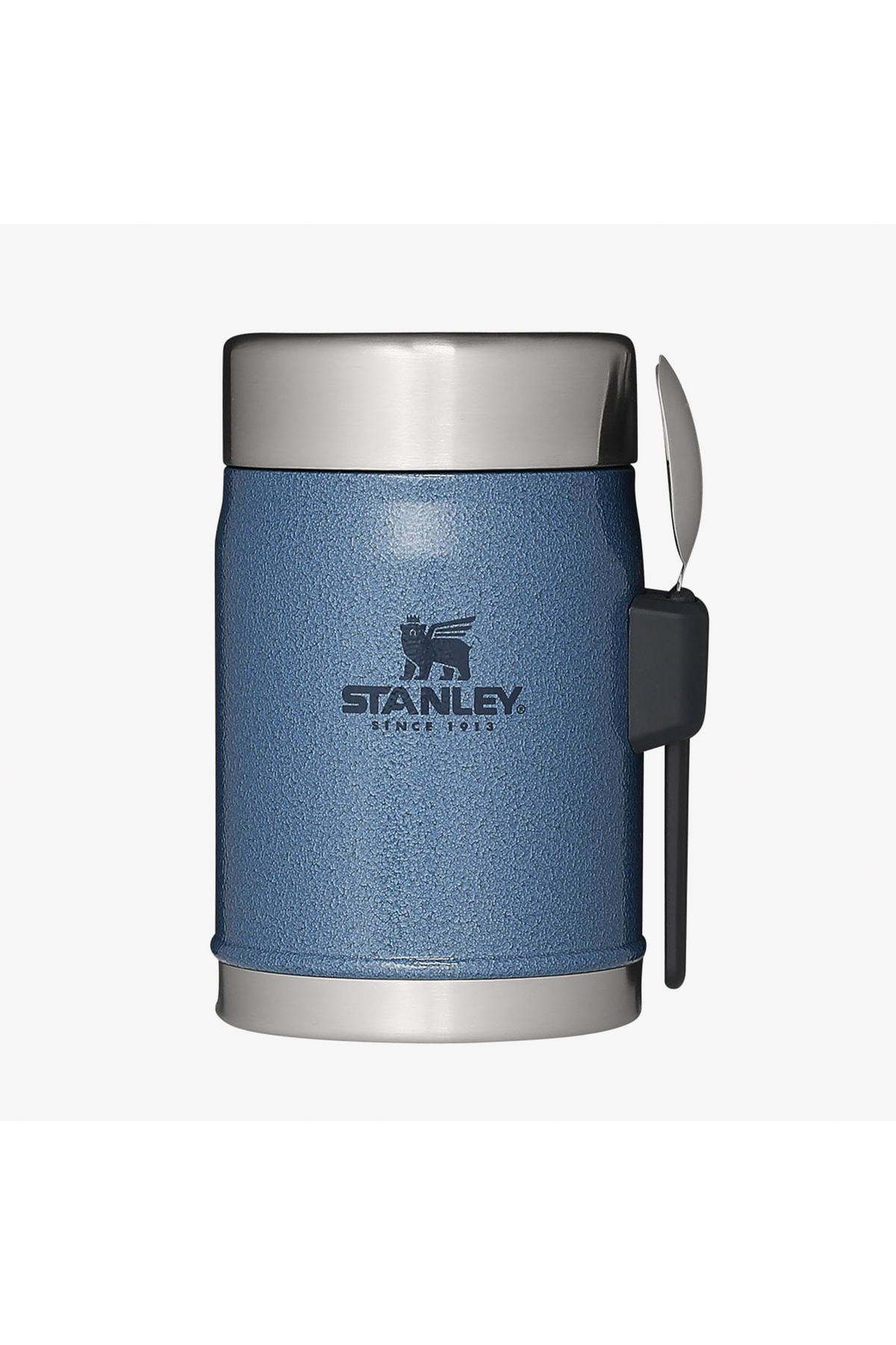 فلاسک قمقمه غذای آبی یونیسکس 400 میلی لیتری با قاشق اورجینال Stanley