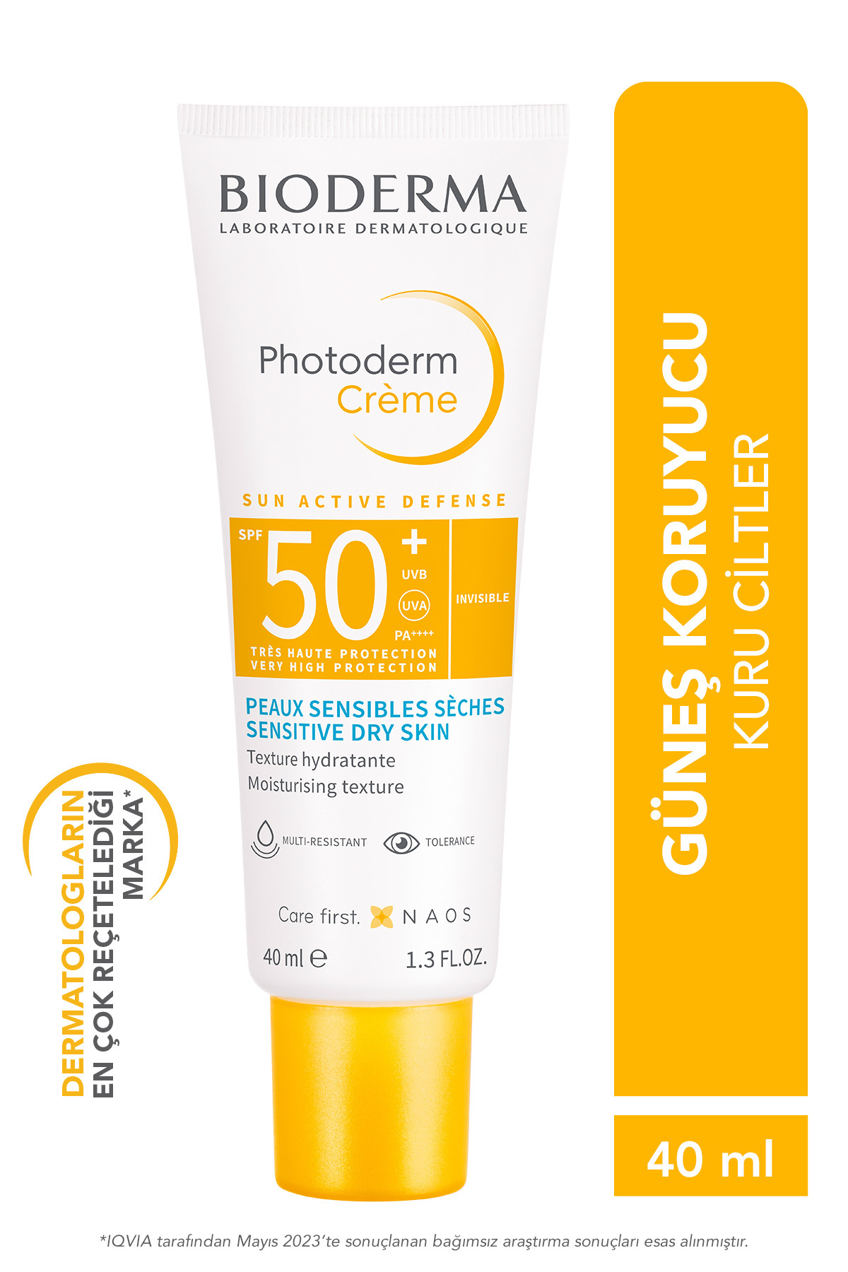 Bioderma کرم ضدآفتاب چهره PhotoDERM SPF50+ با ویژگی‌های محافظتی برای پوست خشک 40 میلی‌لیتر