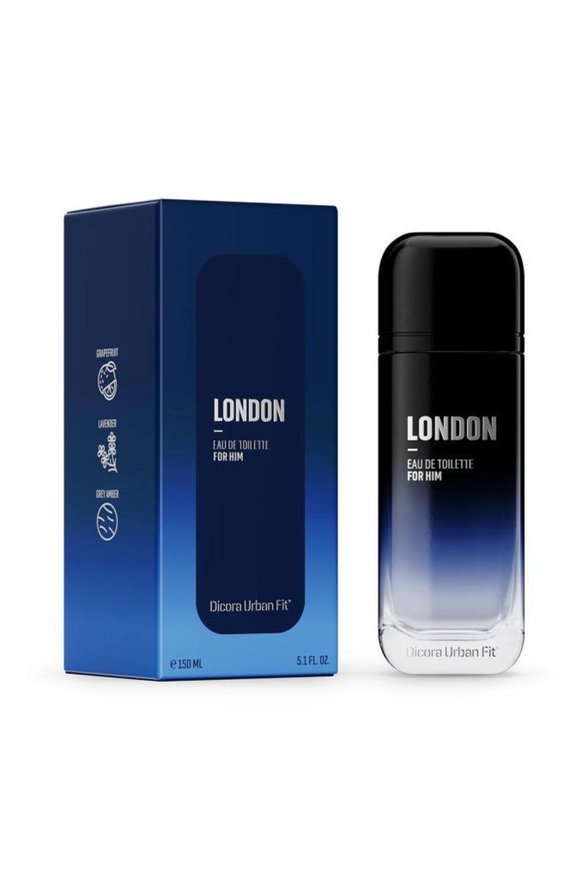 ادو تویلت مردانه دیکورا اوربان فیت DICORA URBAN FIT London، ۱۵۰ میلی‌لیتر