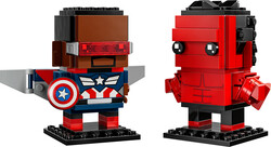 مجموعه ساختنی فیگورهای کپتان آمریکا و رد هالک لگو LEGO، سری بریک‌هدز BrickHeadz، مدل 40668، ۲۰۲ قطعه