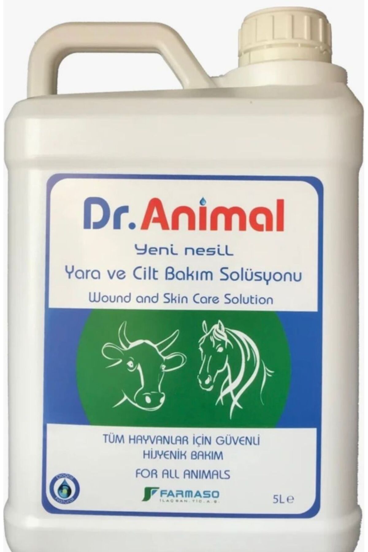 محلول مراقبت از زخم و پوست دکتر انیمال Dr. Animal، ۵ لیتر