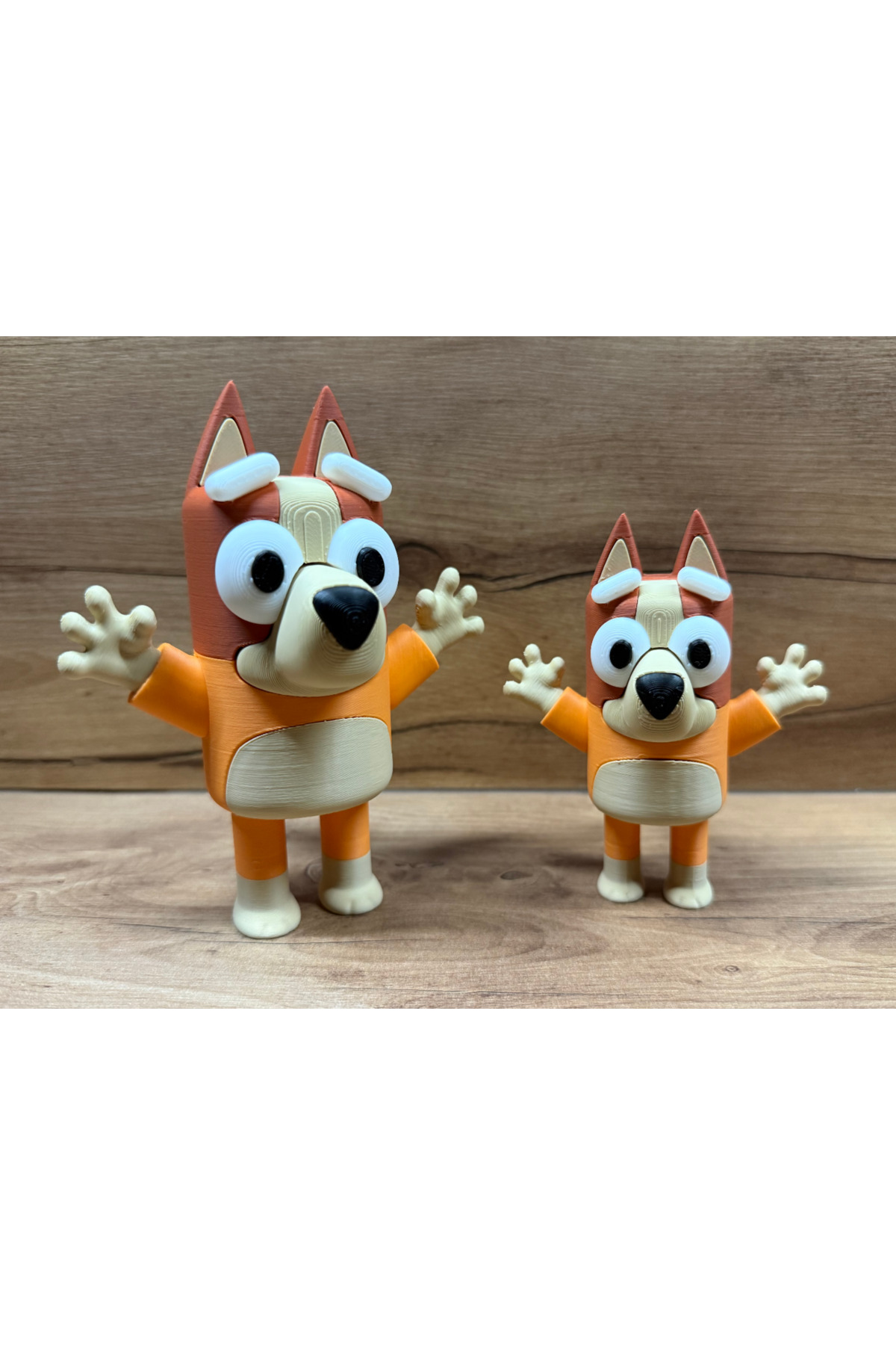 فیگور شکل سه بعدی کاراکتر BLUEY CARTOON ساخته شده از مواد PETG سالم – 10 سانتی متر 1 قطعه ترکیه glowfit