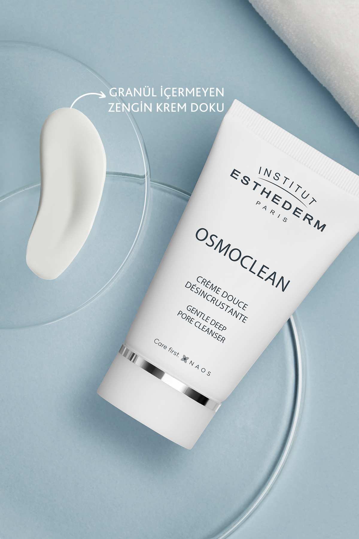 INSTITUT ESTHEDERM پاک کننده عمیق منافذ پوست ملایم بافت کرمی 75 میلی لیتر