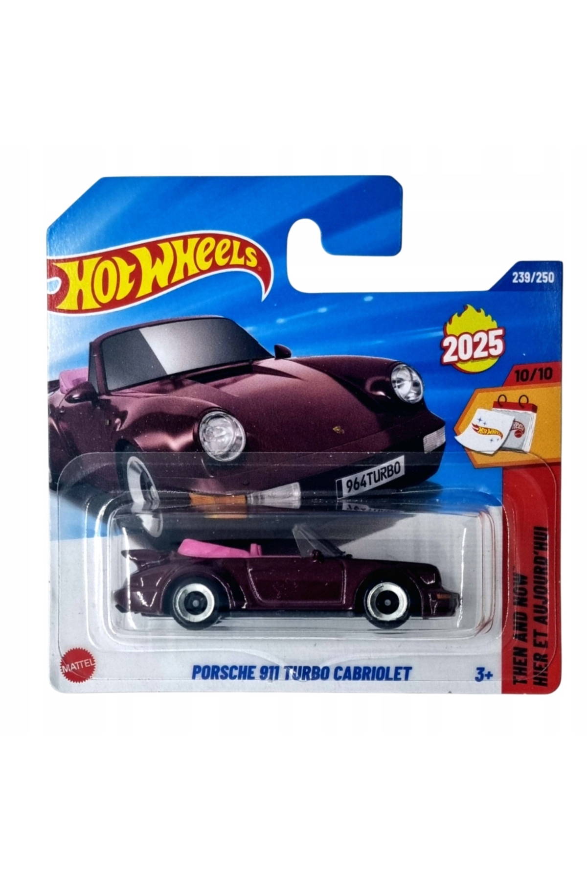 ماشین اسباب بازی پورشه 911 TURBO CABRIOLET مدل بین المللی ارزشمند از ترکیه HOT WHEELS