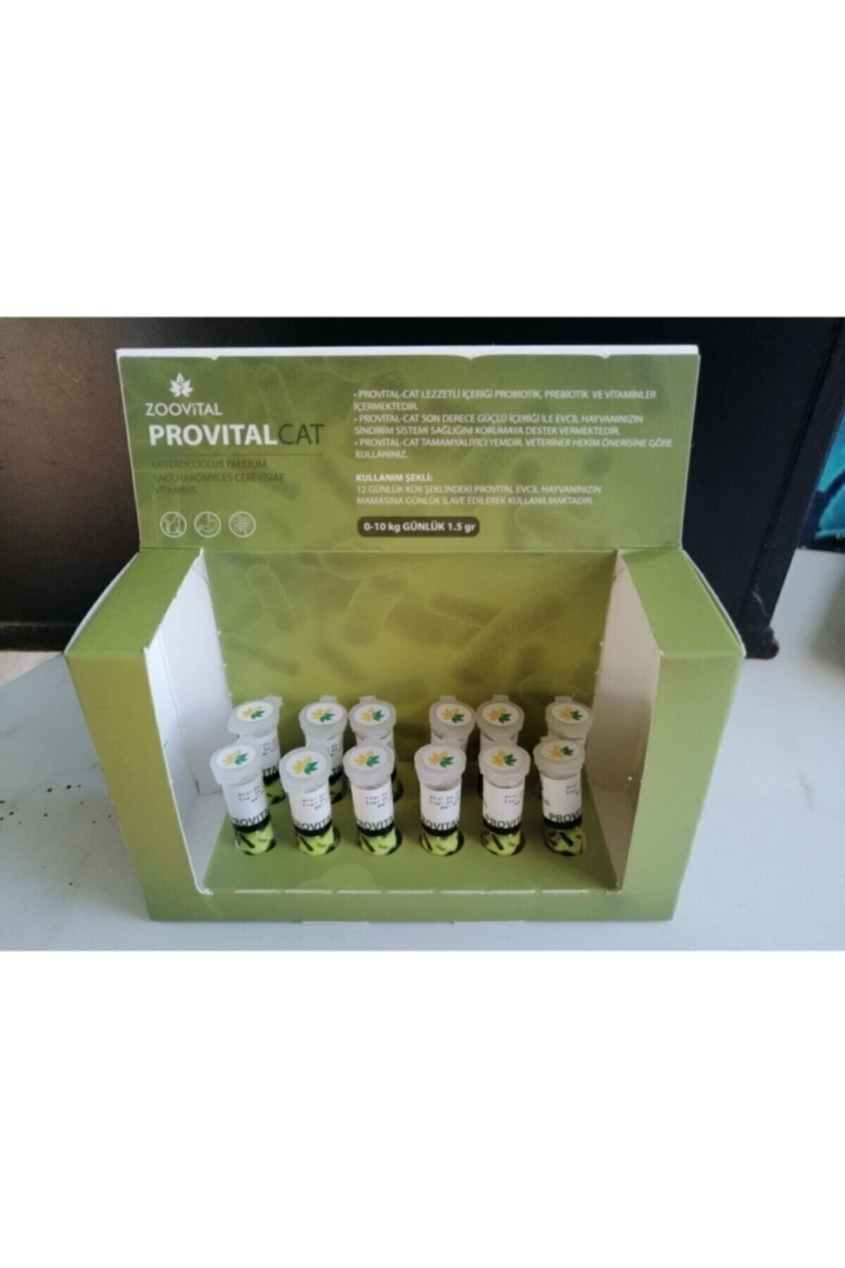 مکمل پودری گربه زوویتال Zoovital Provital Cat حاوی پروبیوتیک، پری‌بیوتیک و ویتامین