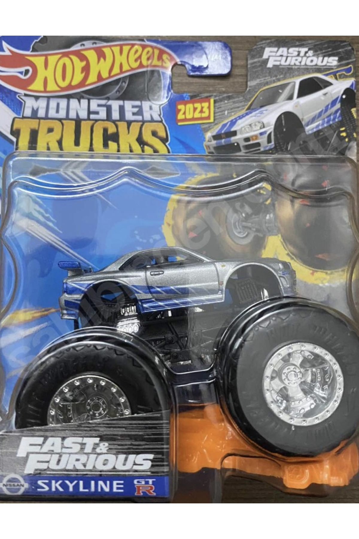 ماشین اسباب بازی کامیون های هیولا سریع و خشمگین نیسان SKYLINE GT R هات ویلز اورجینال HOT WHEELS